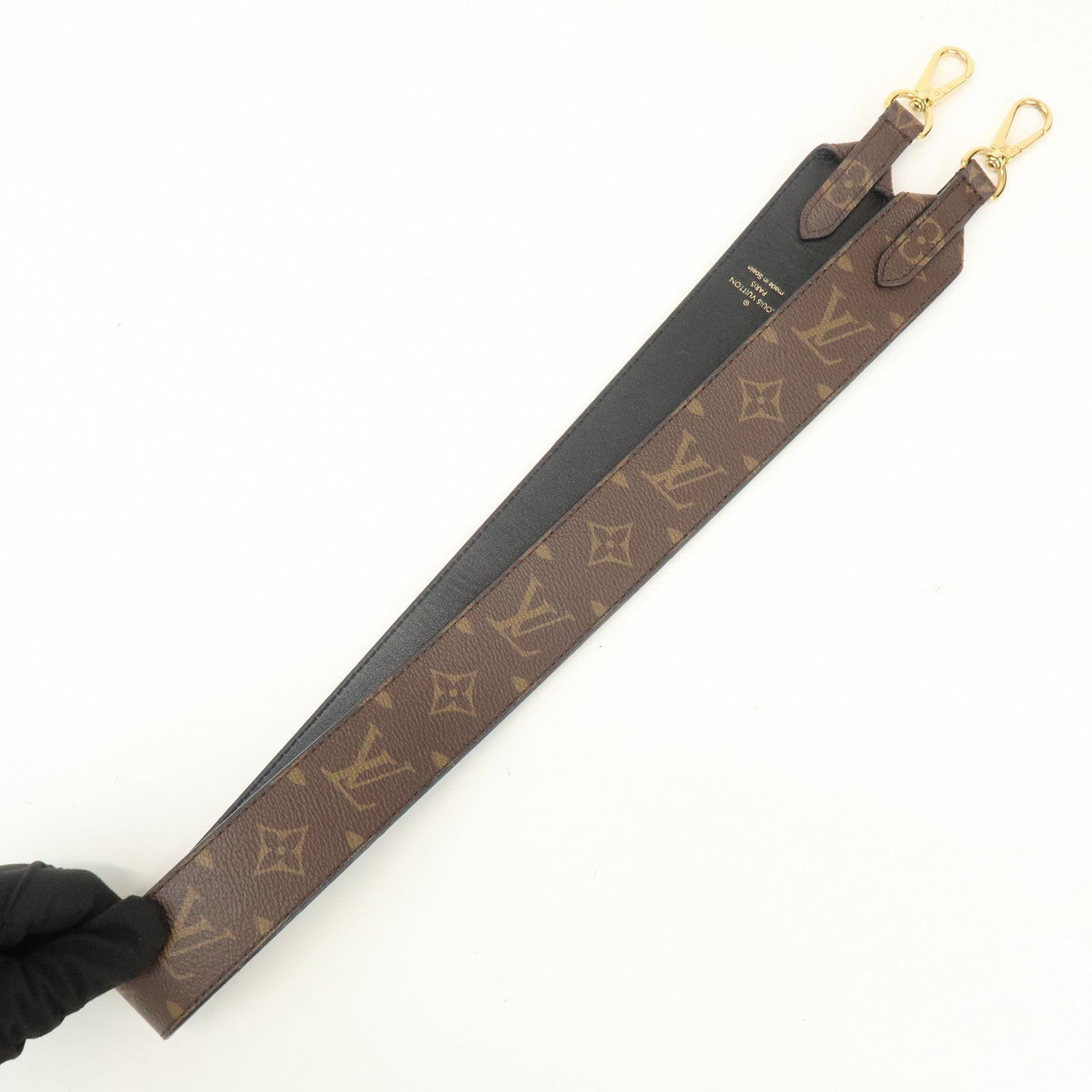 Louis Vuitton Monogram Canvas Calf Leather Shoulder Strap J02288
