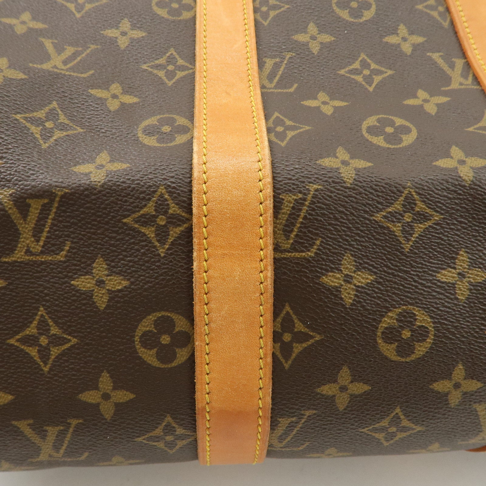 Louis Vuitton Monogram Keep All 45 Boston Bag Brown M41428 Used
