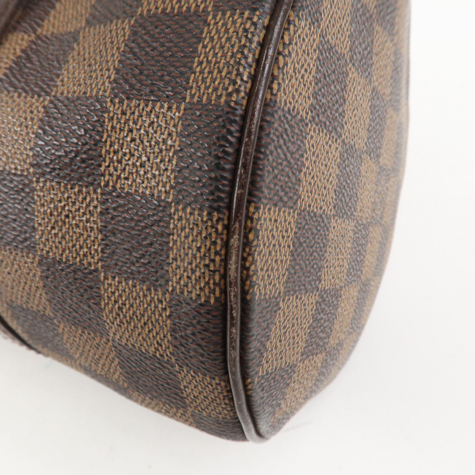Louis Vuitton Damier Ebene Papillon 30 Hand Bag Brown N51303