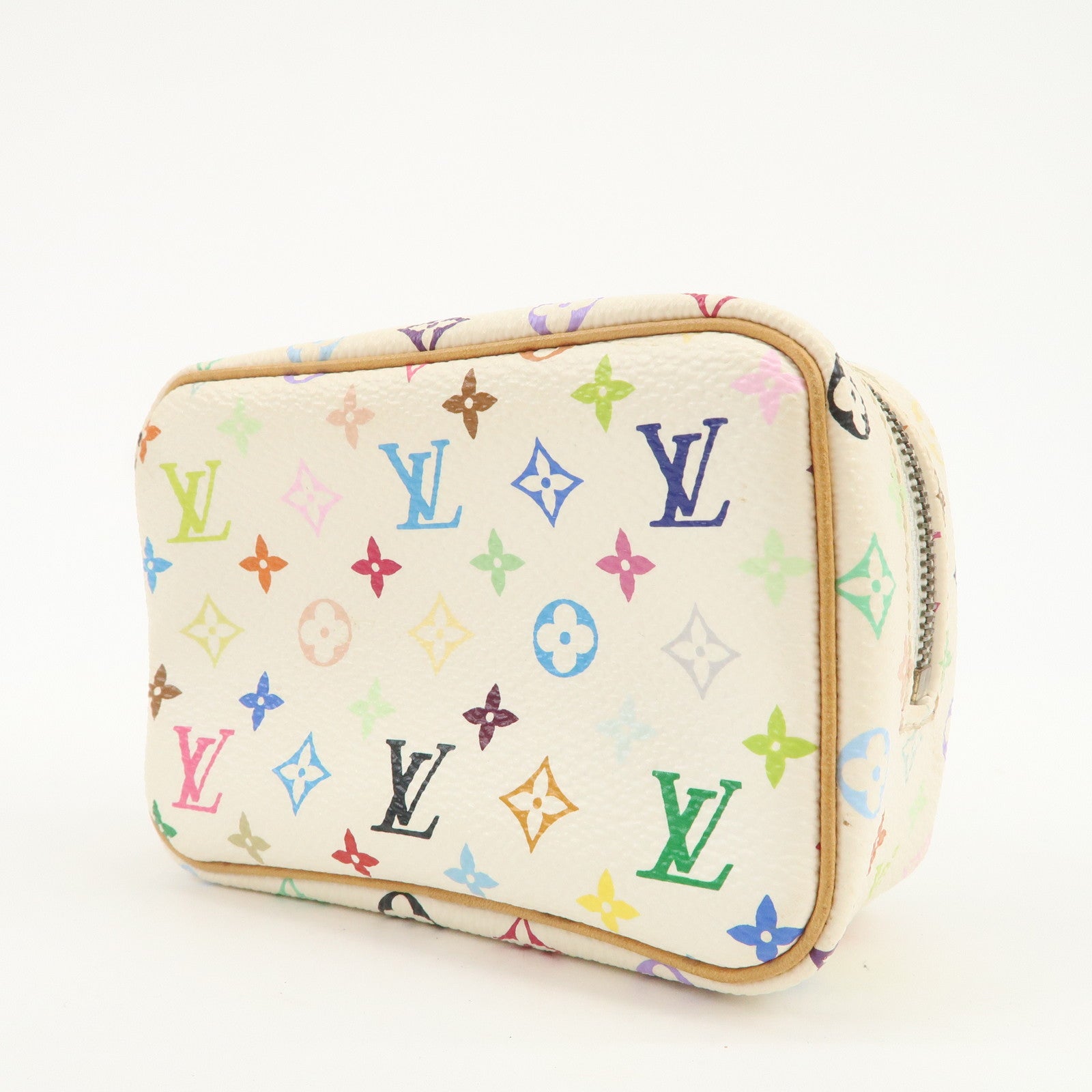 Louis Vuitton Monogram Multicolor Trousse Wapity Pouch Blanc M58033