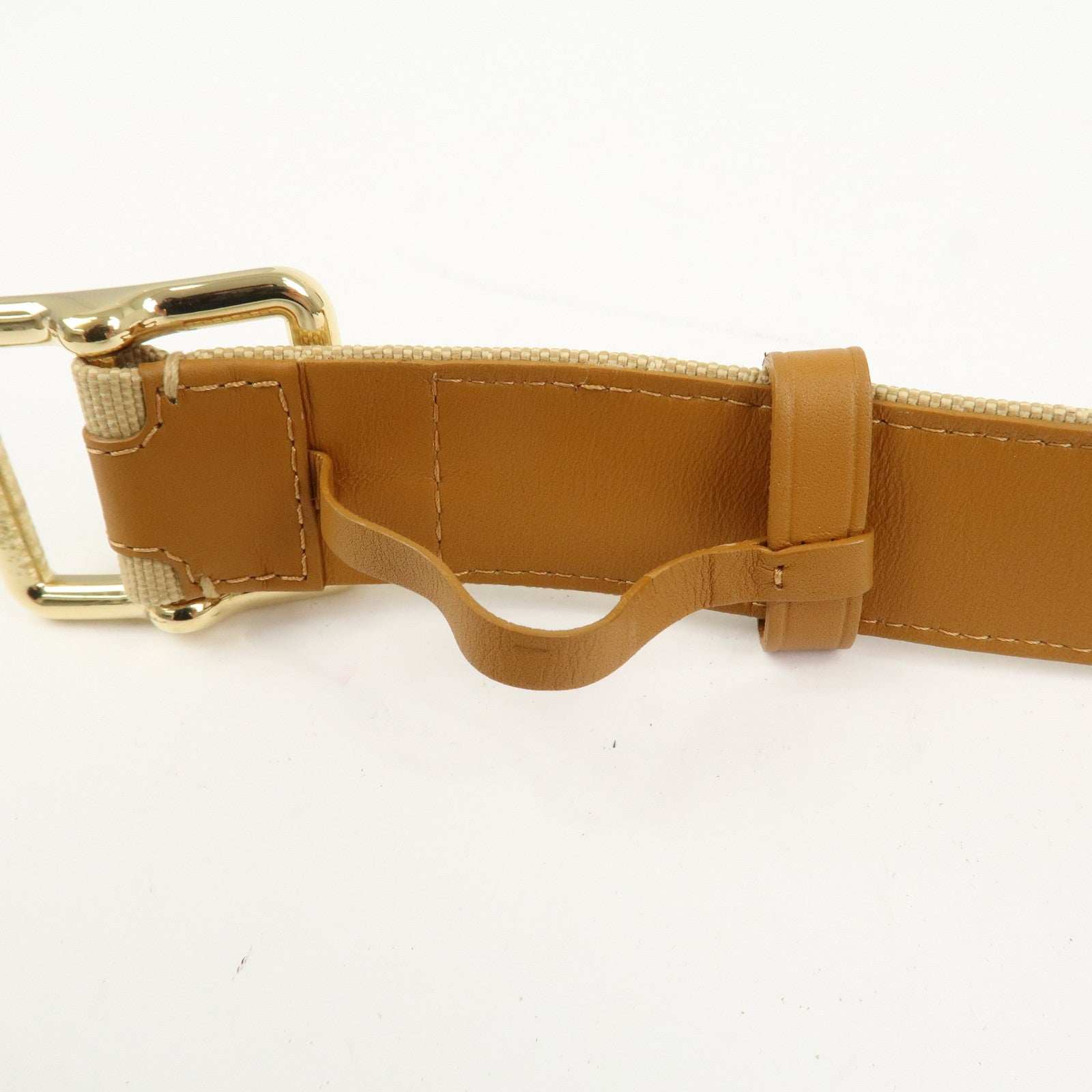 Louis Vuitton Monogram Mini Canvas Ceinture 75/30 Belt Beige M6817