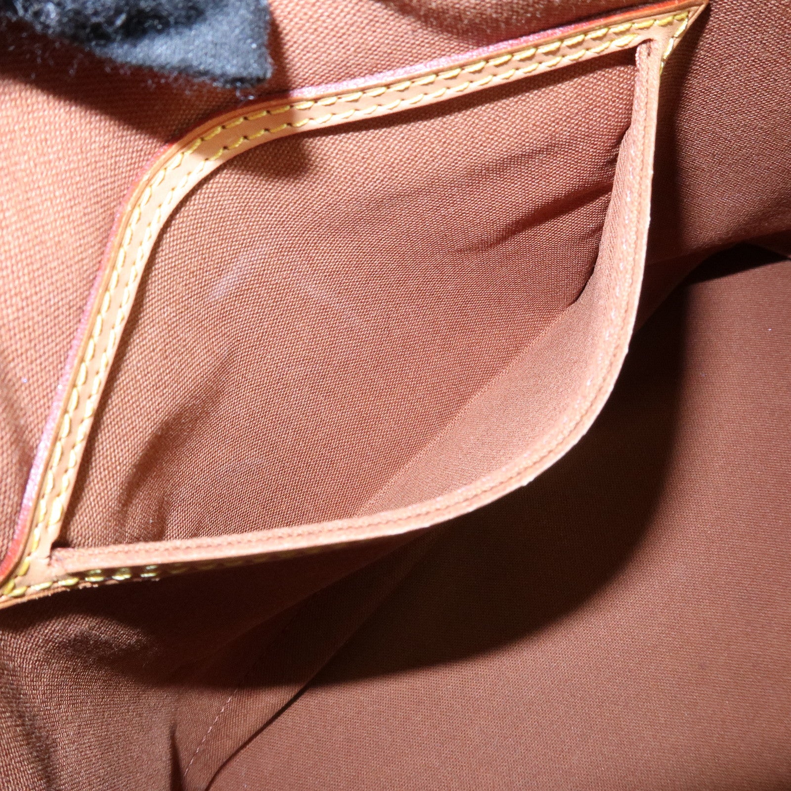 Louis Vuitton Monogram Alma Hand Bag Brown M51130
