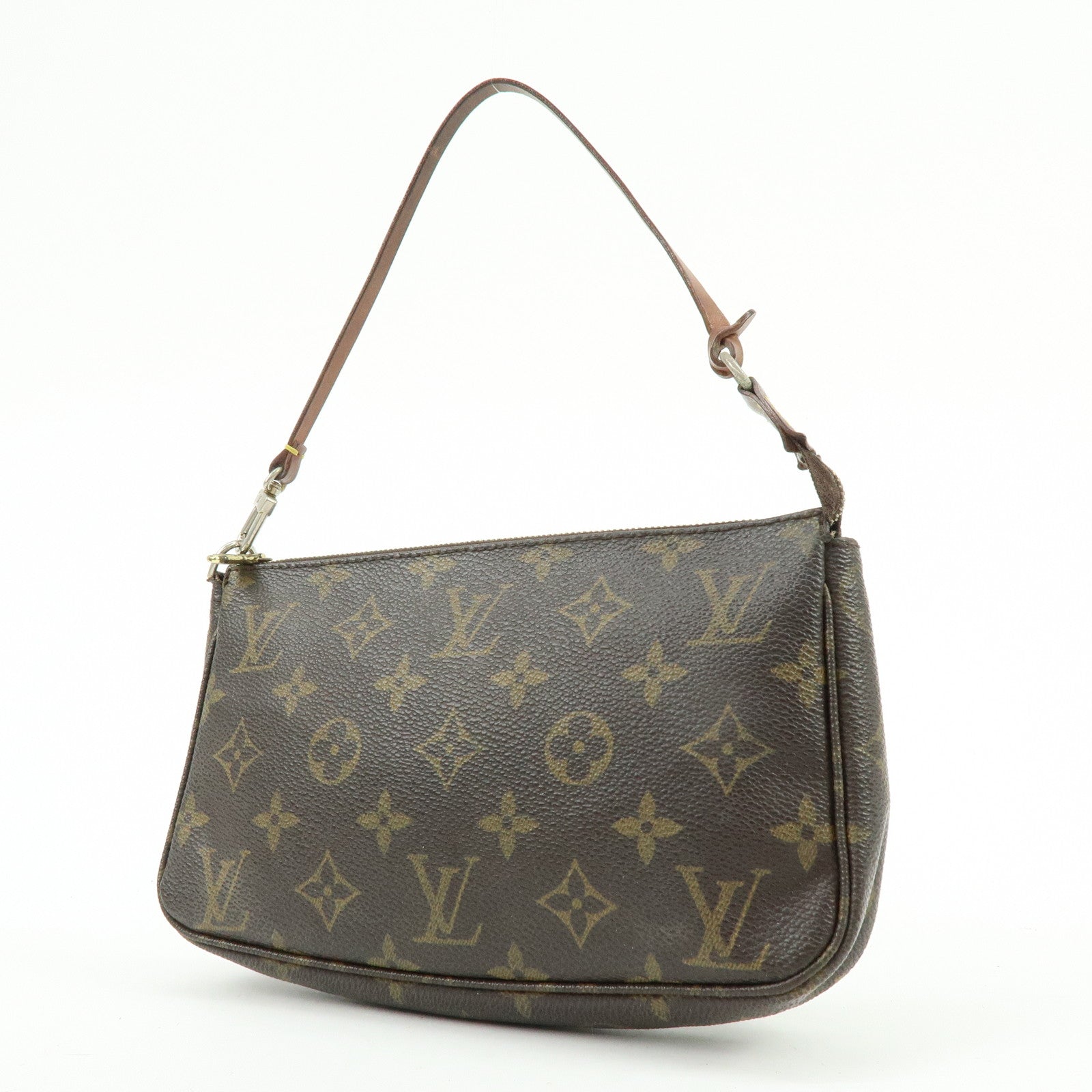 Louis Vuitton Monogram Pochette Accessoires Pouch Hand Bag M51980