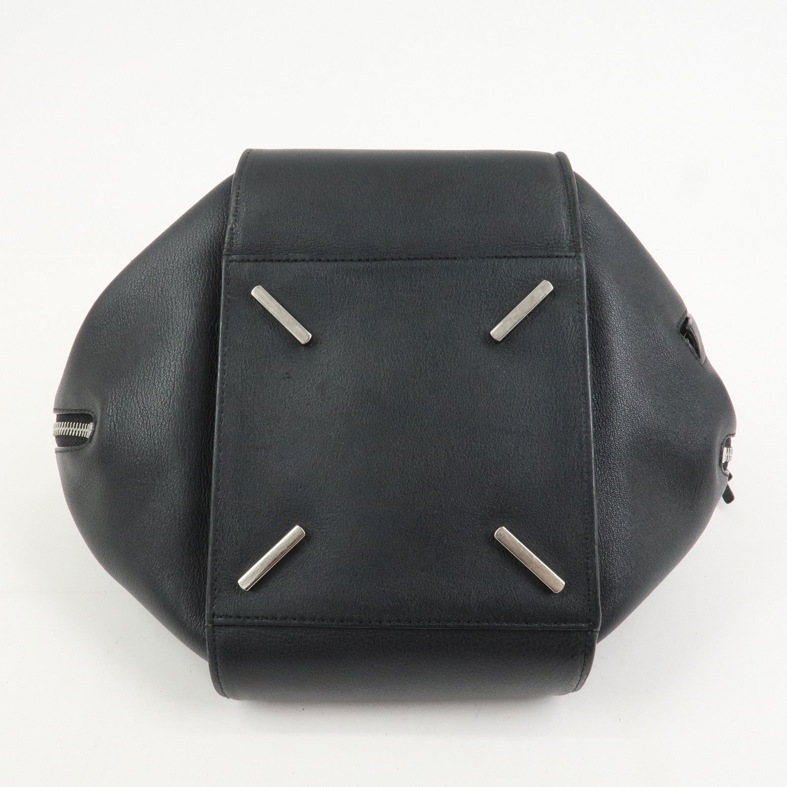 LOEWE Hammock Medium Leather Shoulder Bag Hand Bag Black