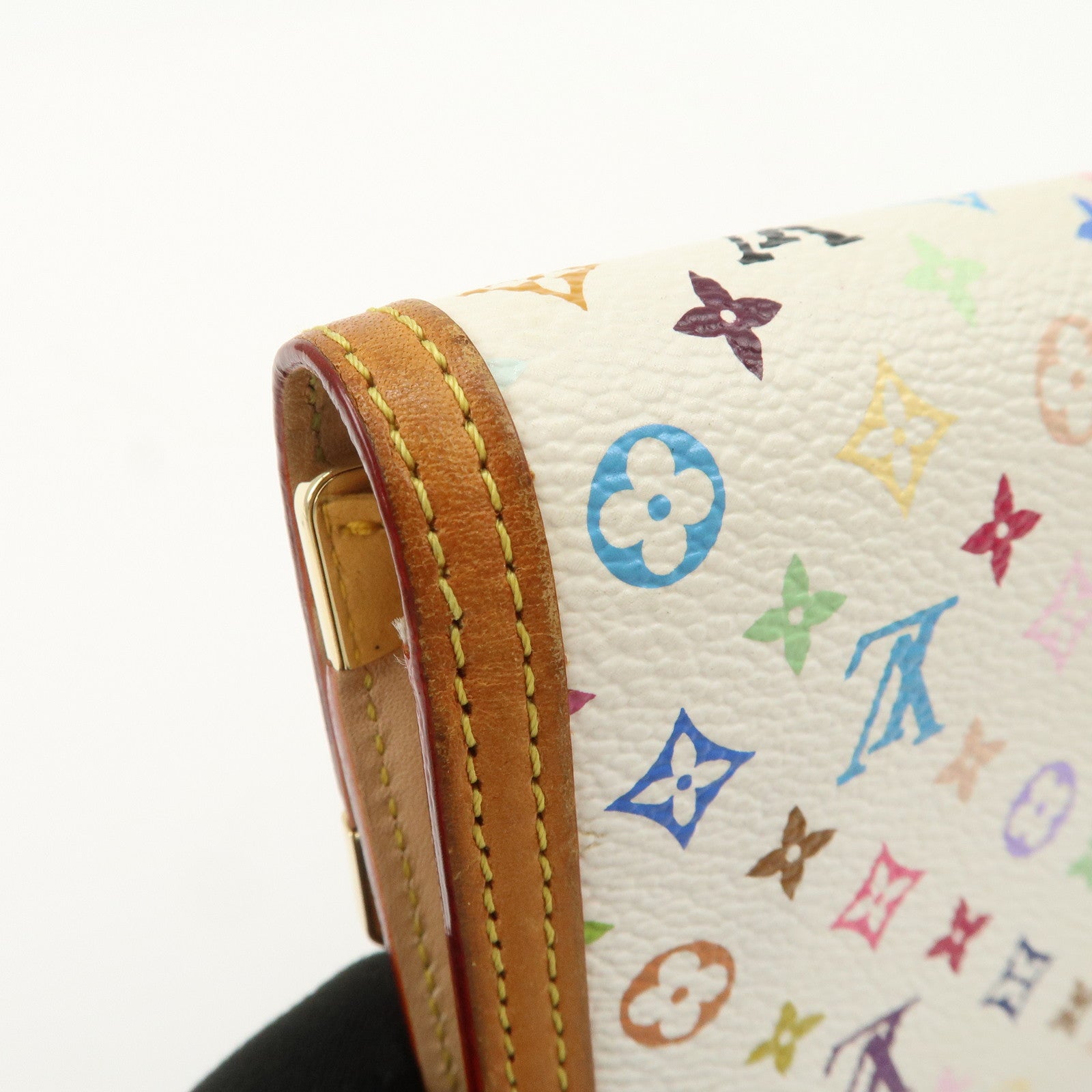 Louis Vuitton Monogram Multicolor Porte Trezor International M92659