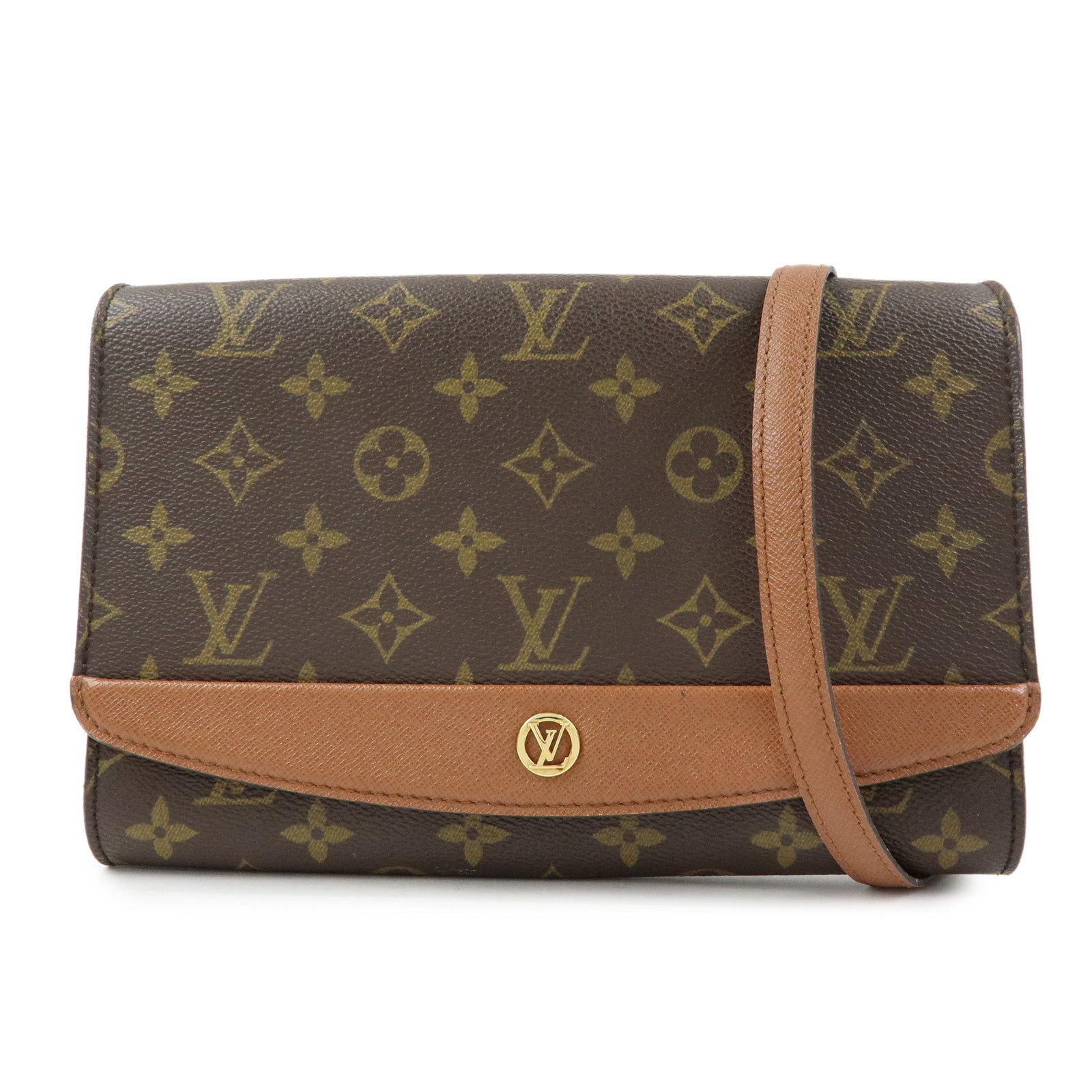Louis Vuitton Monogram Bordeaux 24 Shoulder Bag Brown M51798
