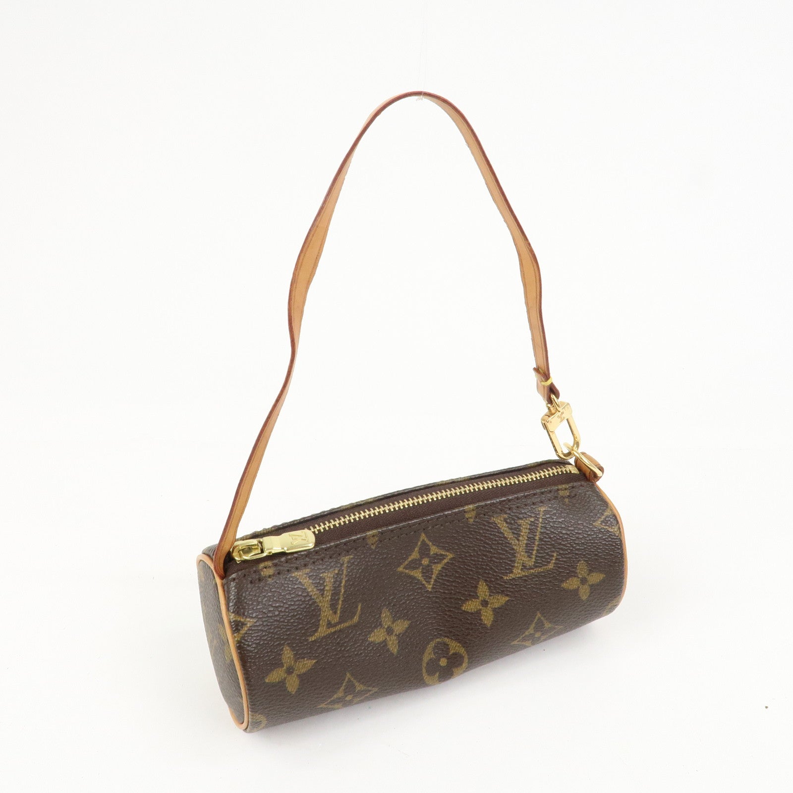 Louis Vuitton Monogram Mini Pouch for Papillon Bag New Style Brown