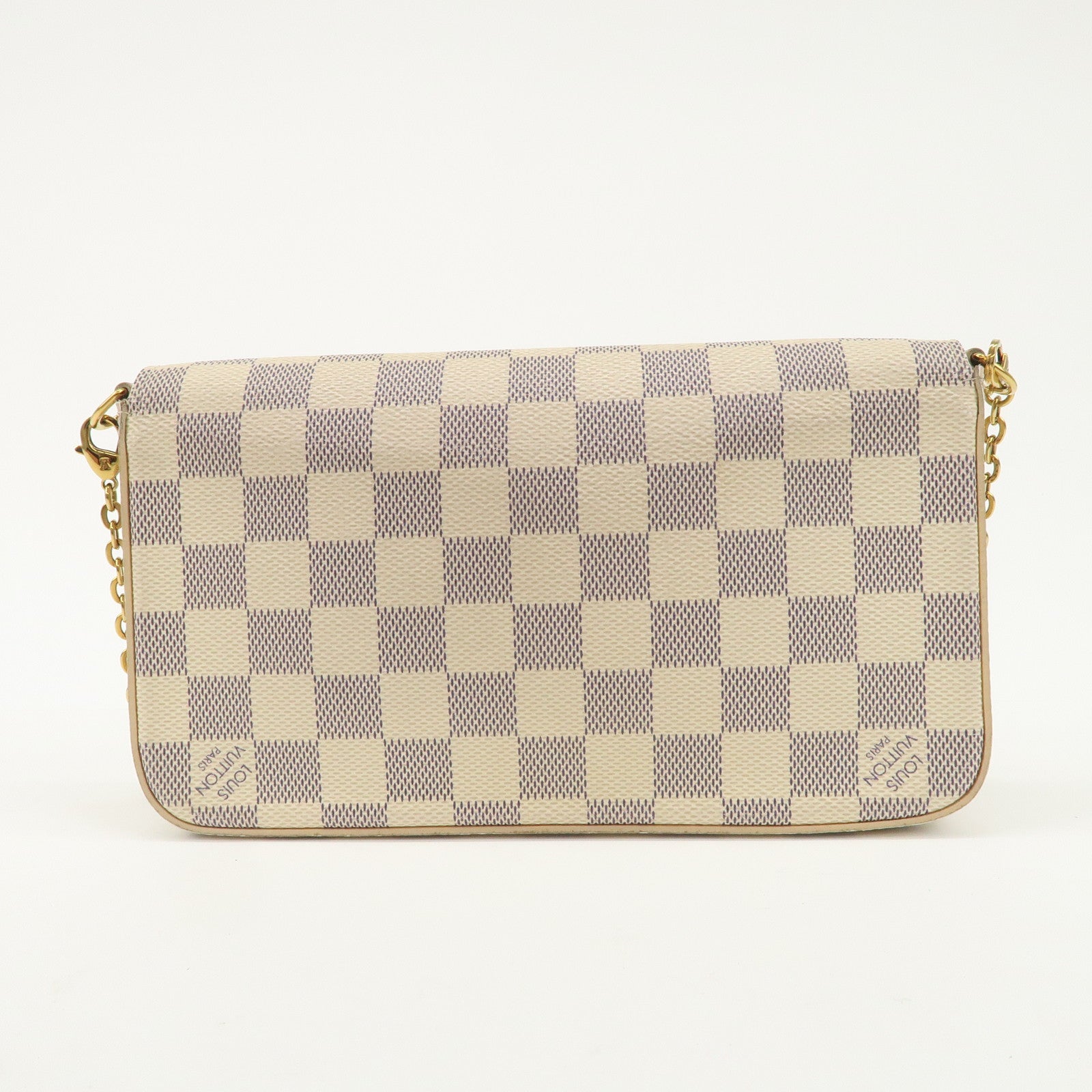 Louis Vuitton Damier Pochette Felicie Chain Shoulder Bag N63106