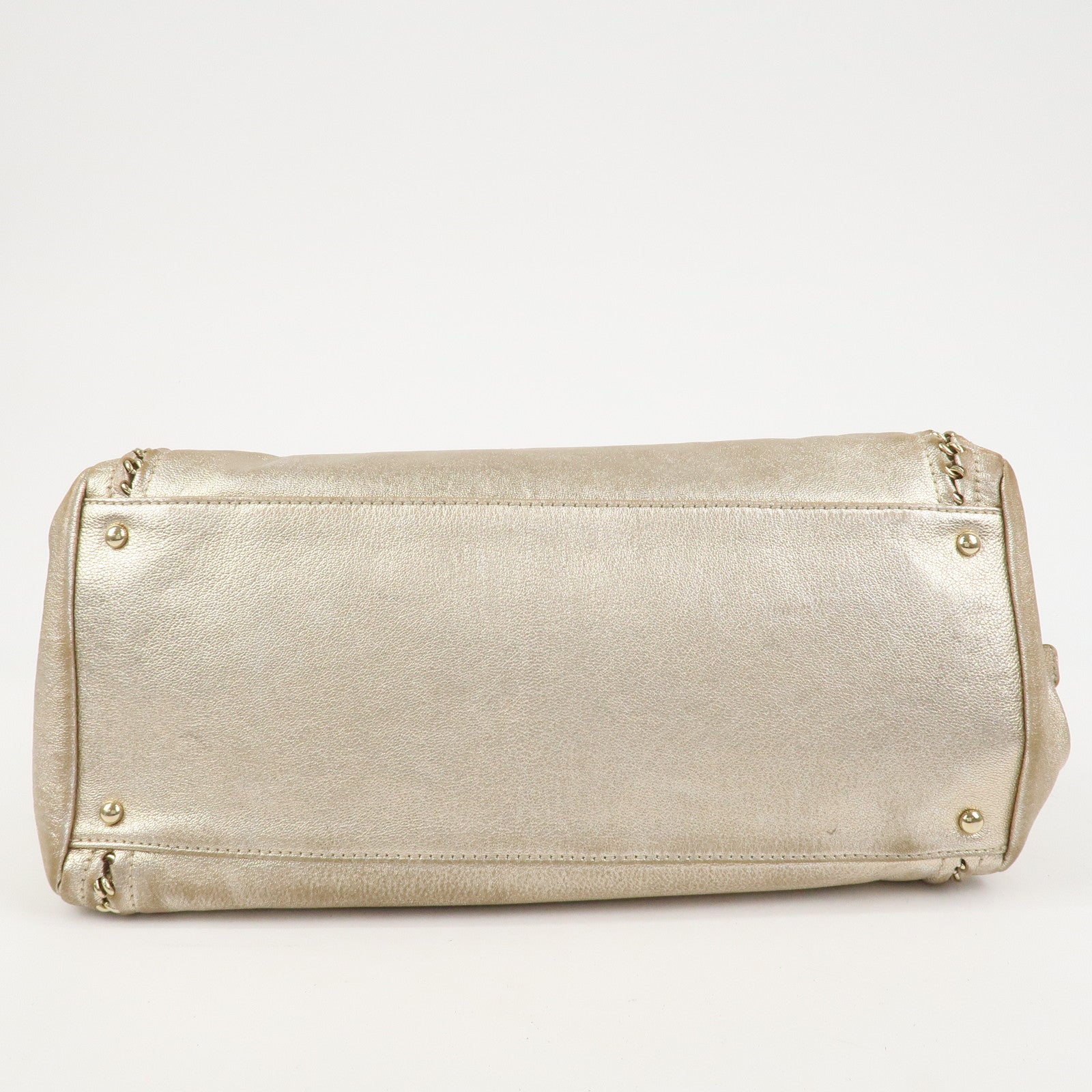 CHANEL Luxury Line COCO Mark Leather Boston Bag Shoulder Bag A31405