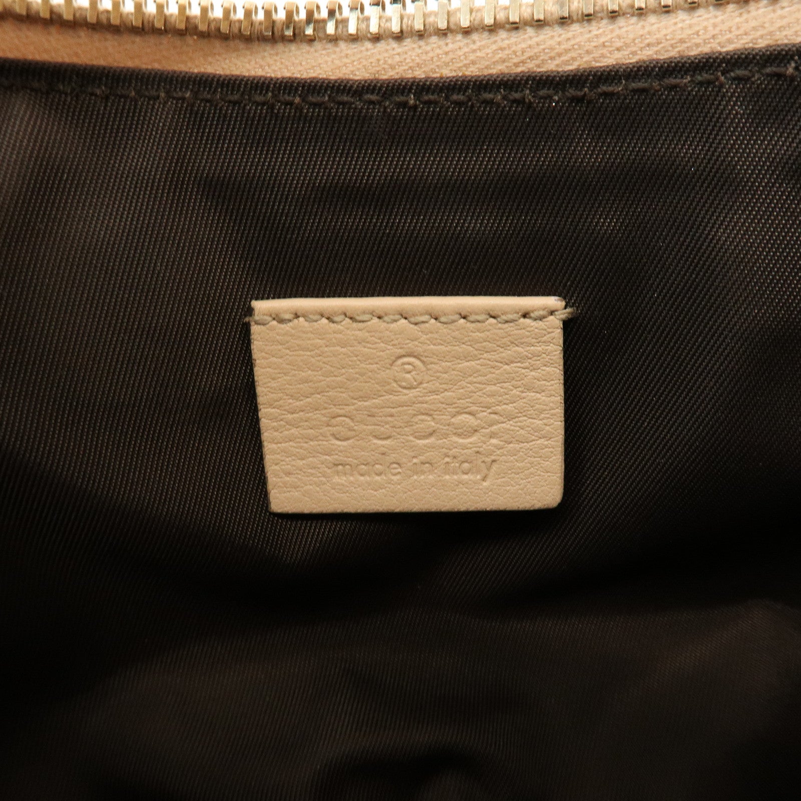 GUCCI Lovely Heart GG Canvas Leather Hand Bag Pink Beige 245938