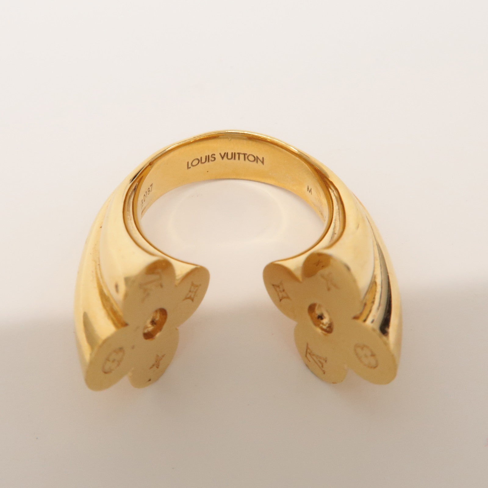 Louis Vuitton Bague First Flower Ring Metal Gold M64884