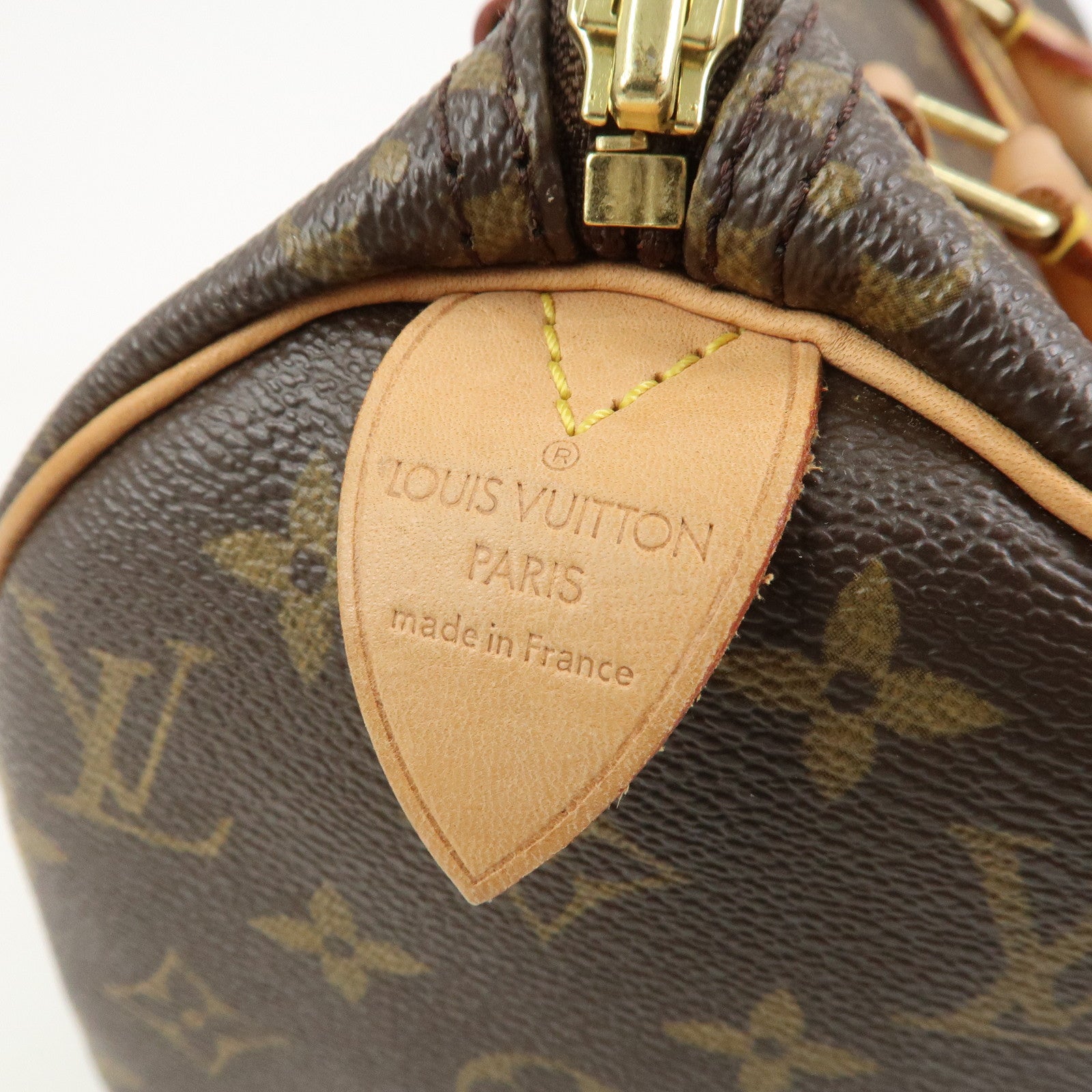 Louis Vuitton Monogram Speedy 25 Boston Bag Hand Bag Brown M41528