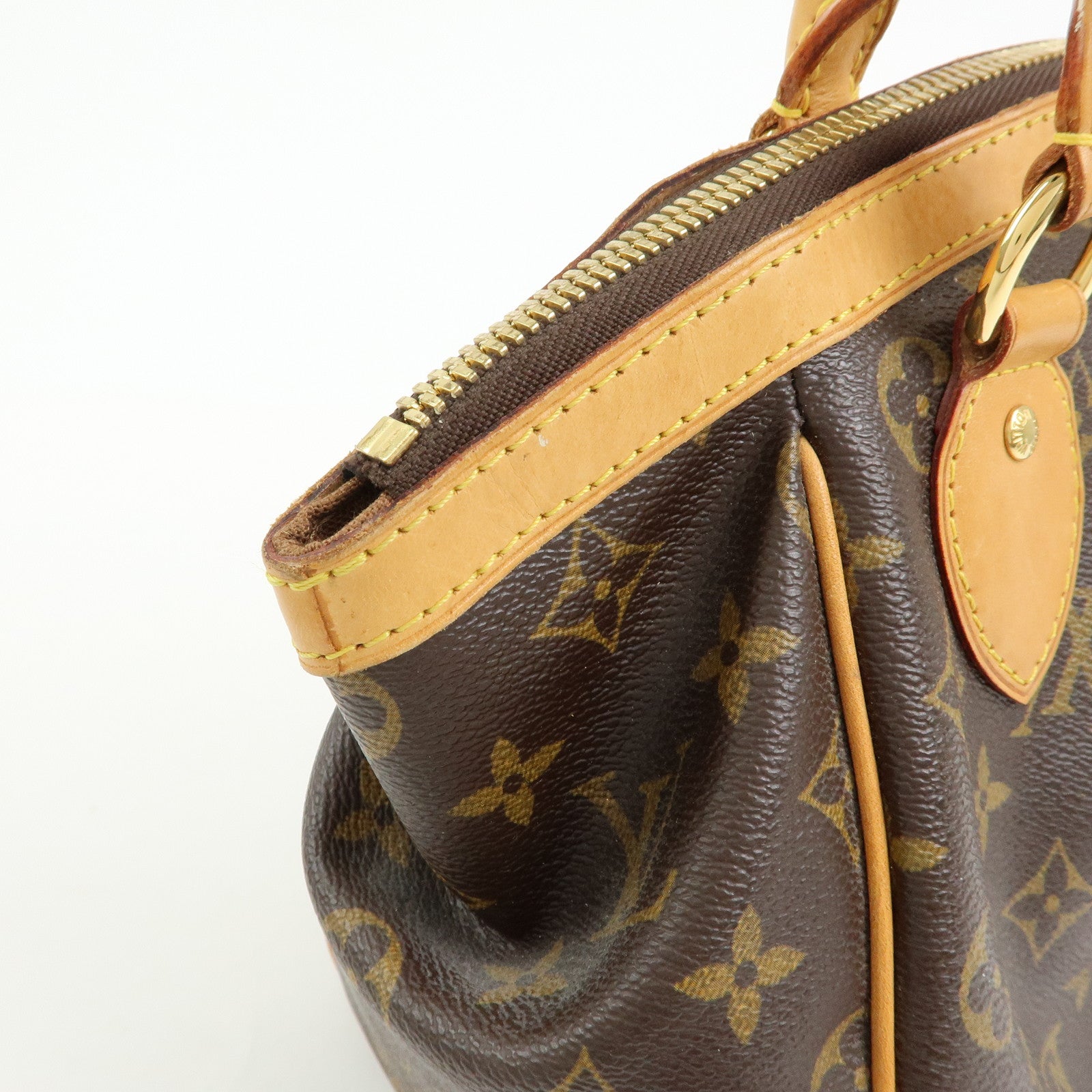 Louis Vuitton Monogram Tivoli PM Hand Bag Shoulder Bag Brown M40143