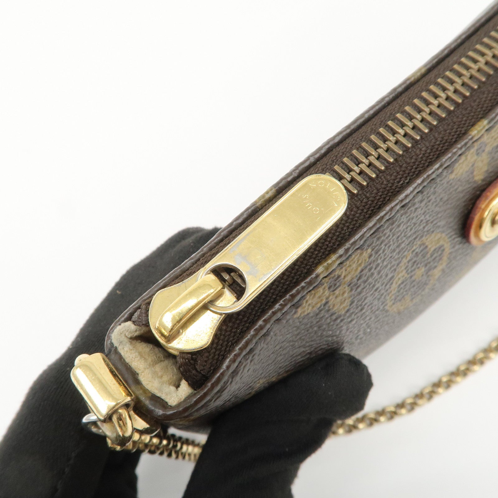 Louis Vuitton Monogram Pochette Milla MM Chain Hand Bag M60094