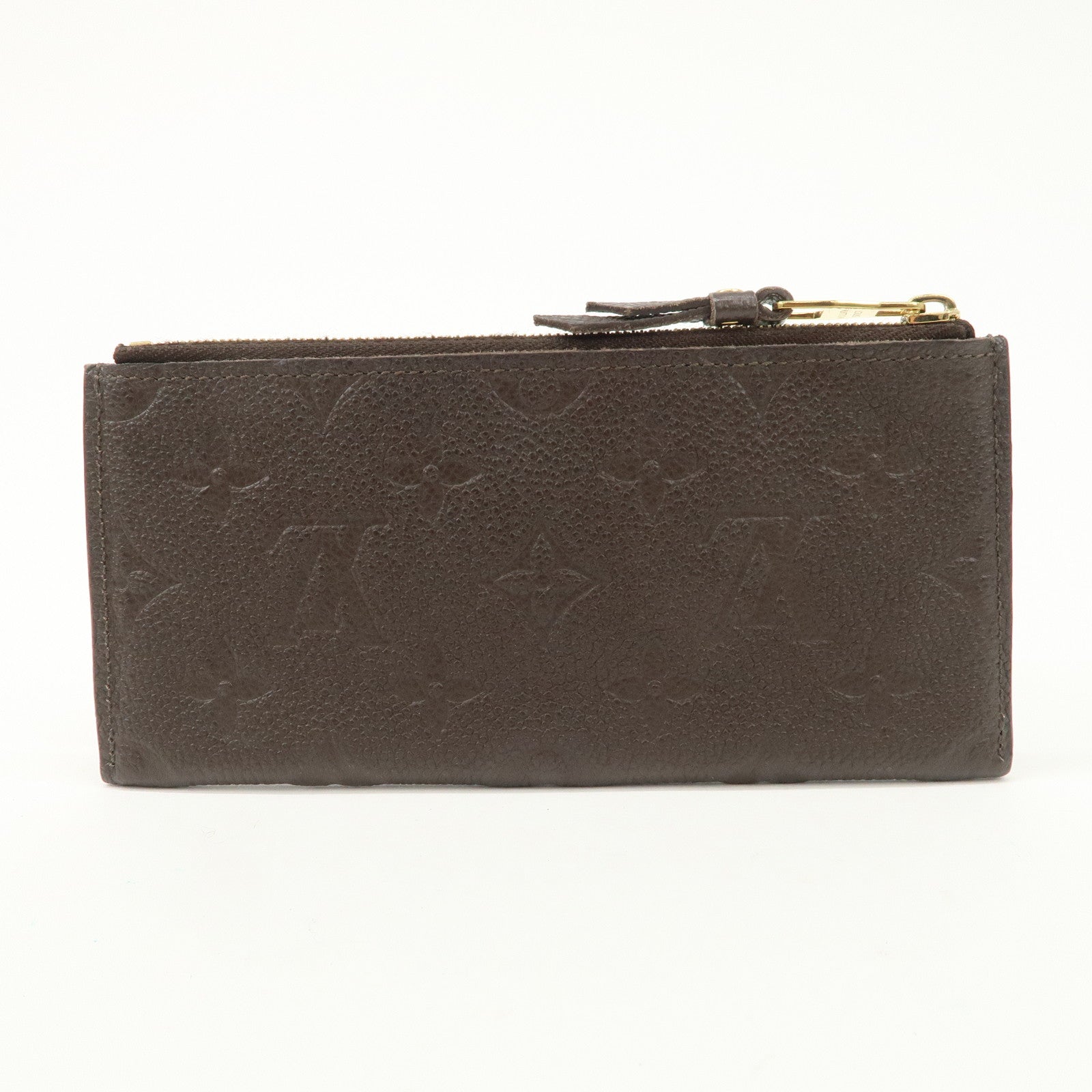 Louis Vuitton Empreinte Portefeuille Curieuse Pouch Brown M60300 Used