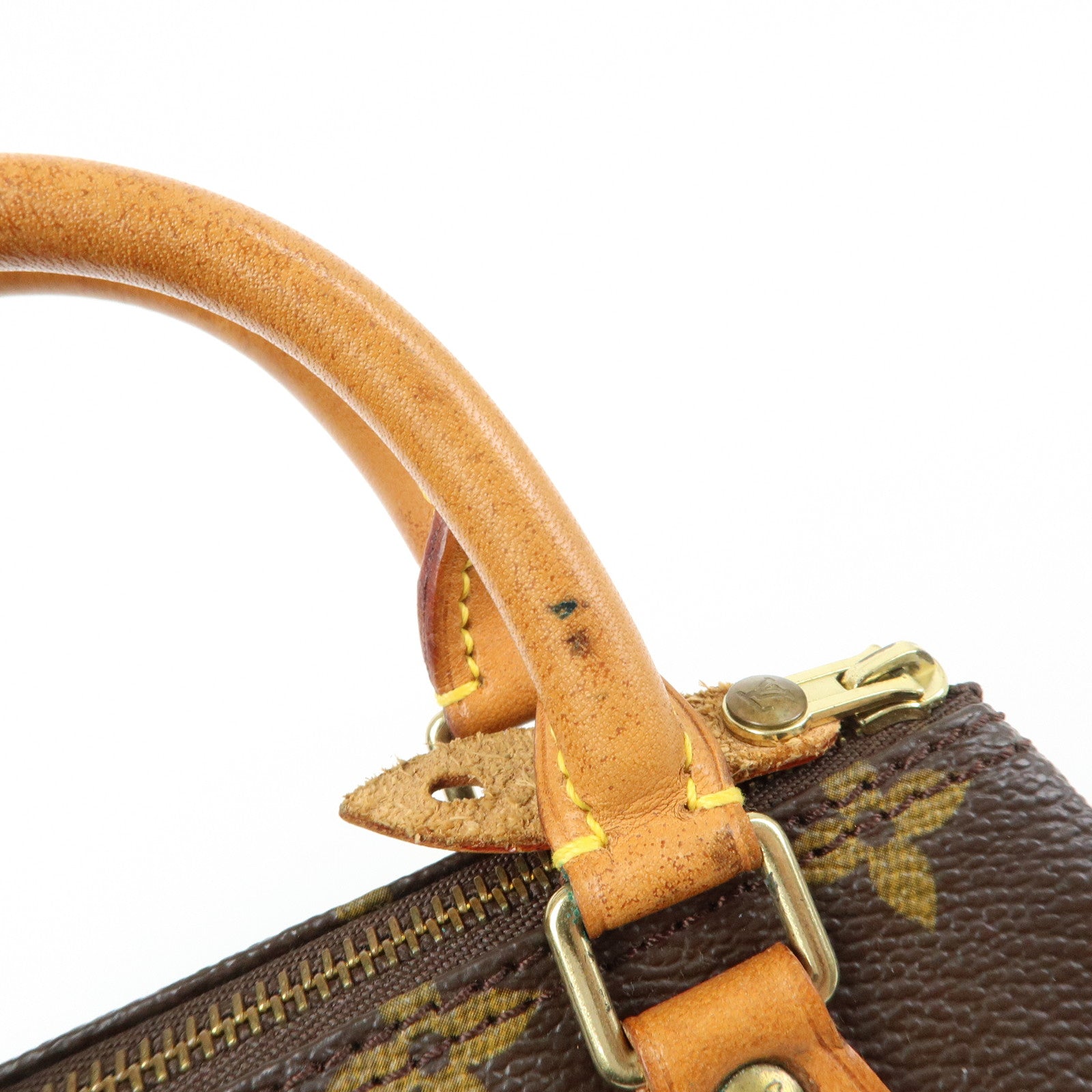 Louis Vuitton Monogram Mini Speedy Hand Shoulder Bag Brown M41534