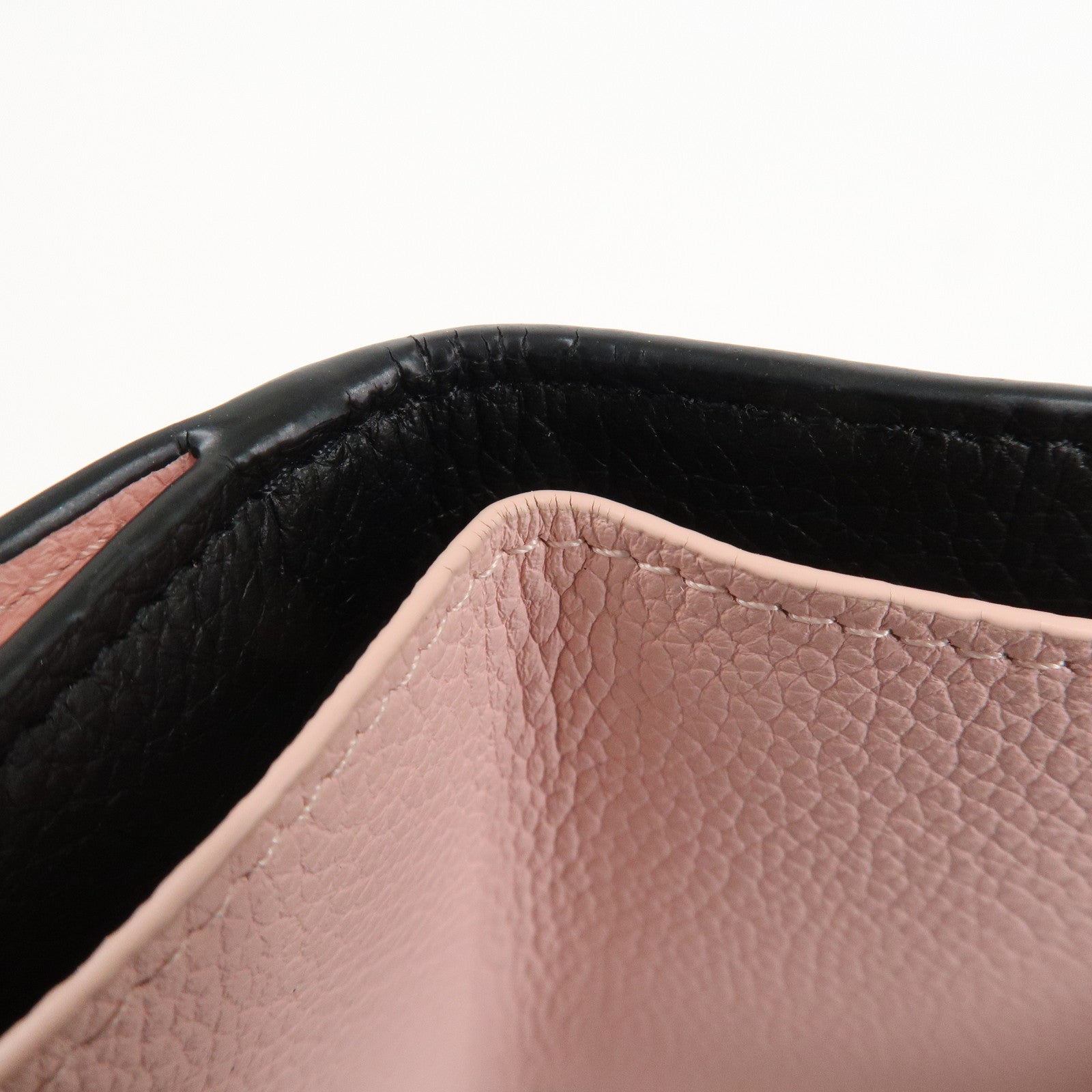 Louis Vuitton Lock Me Portefeuille Lock Mini Leather Wallet M80984 Used