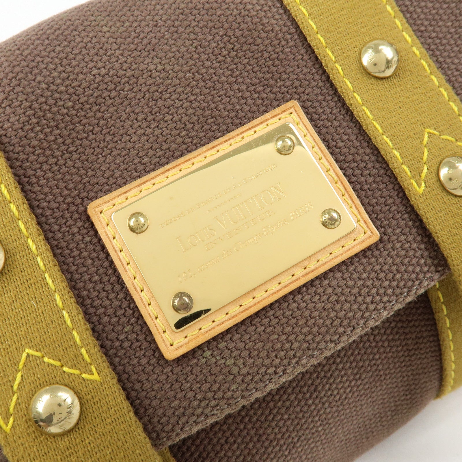 Louis Vuitton Antigua Besace PM Shoulder Bag Brown M40080