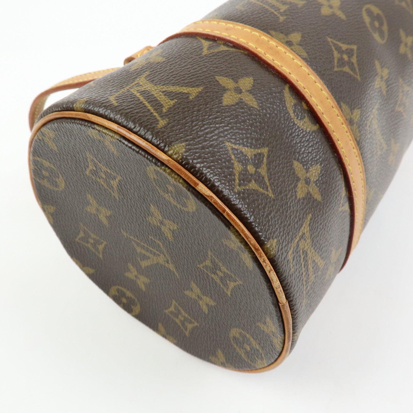 Louis Vuitton Monogram Papillon 30 Hand Bag Brown M51385