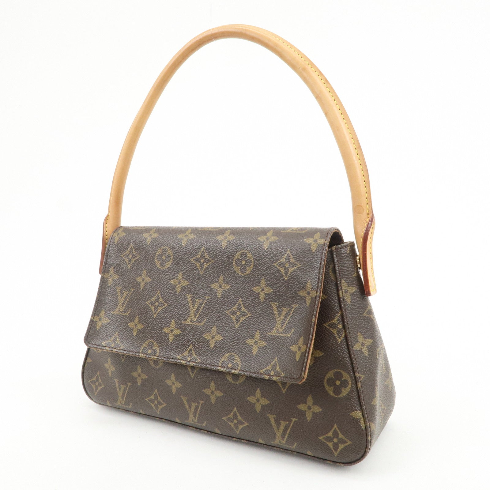 Louis Vuitton Monogram Mini Looping Shoulder Bag Brown M51147