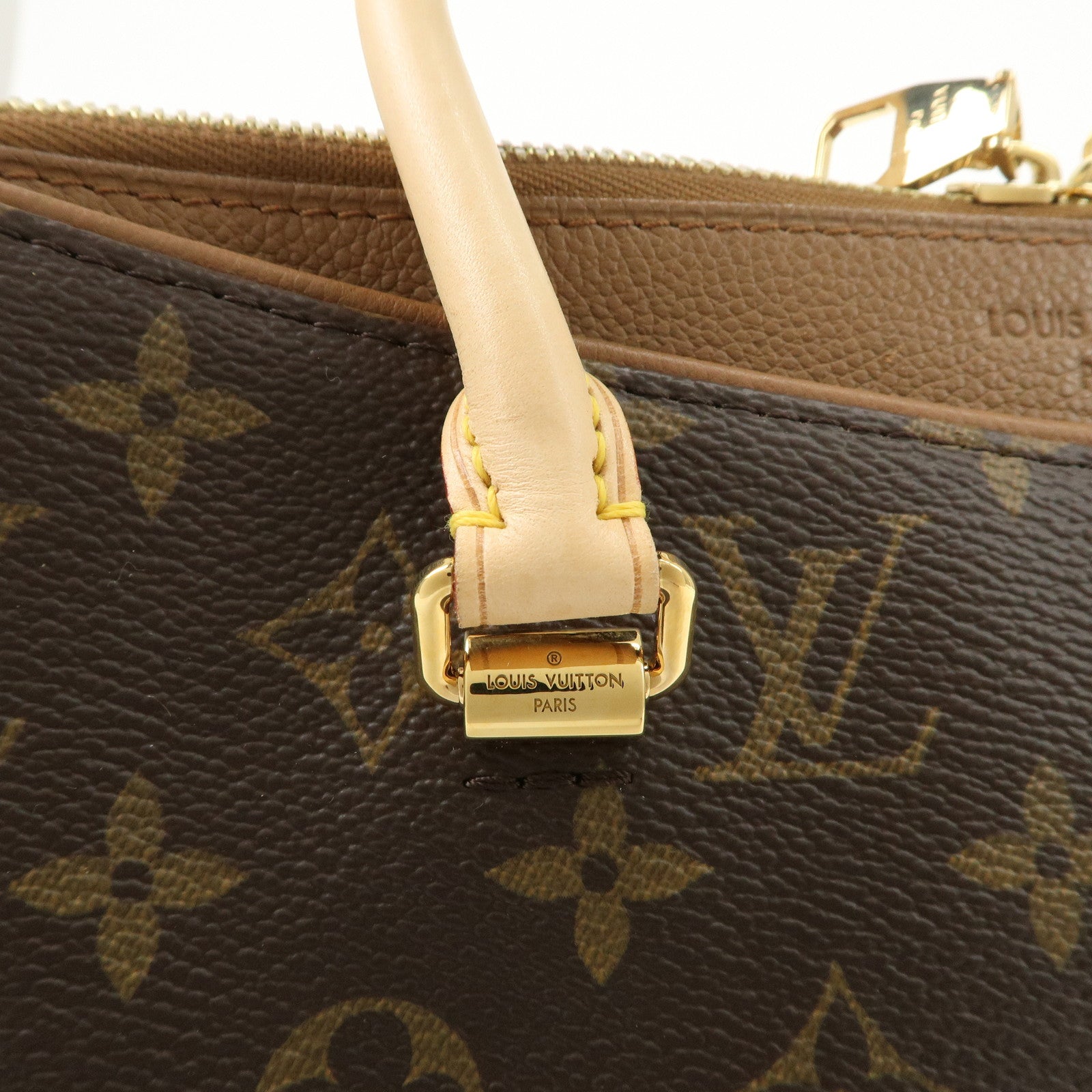 Louis Vuitton Monogram Canvas Pallas Hand Bag M40907 Used