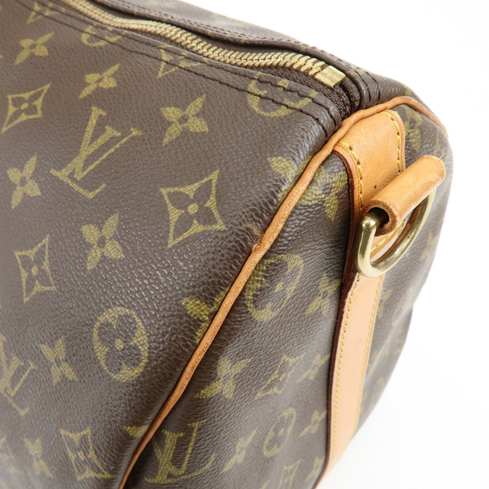 Louis Vuitton Monogram Keep All Bandouliere 50 Boston Bag M41416