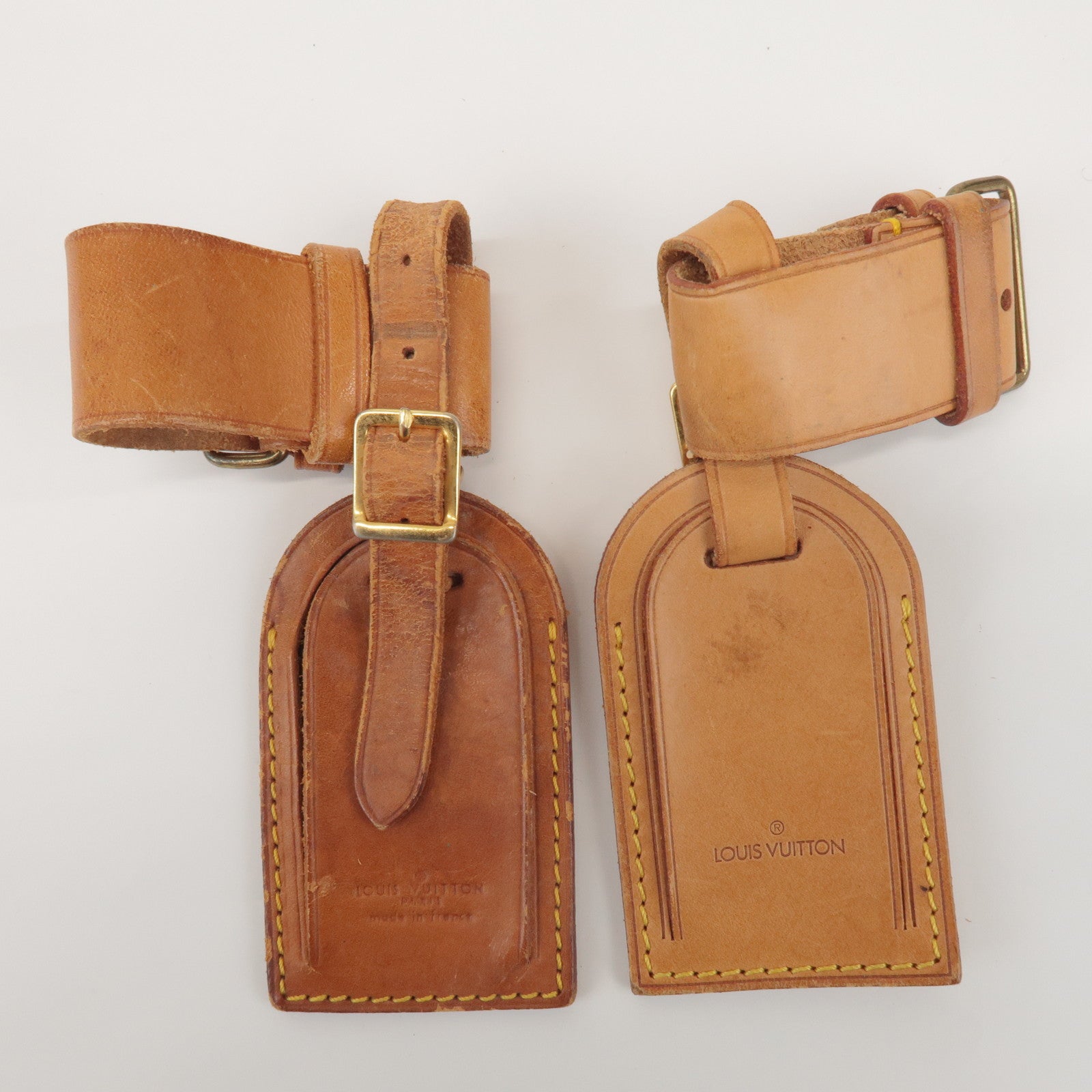 Louis Vuitton Set of 10 Leather Name Tag & Poignet