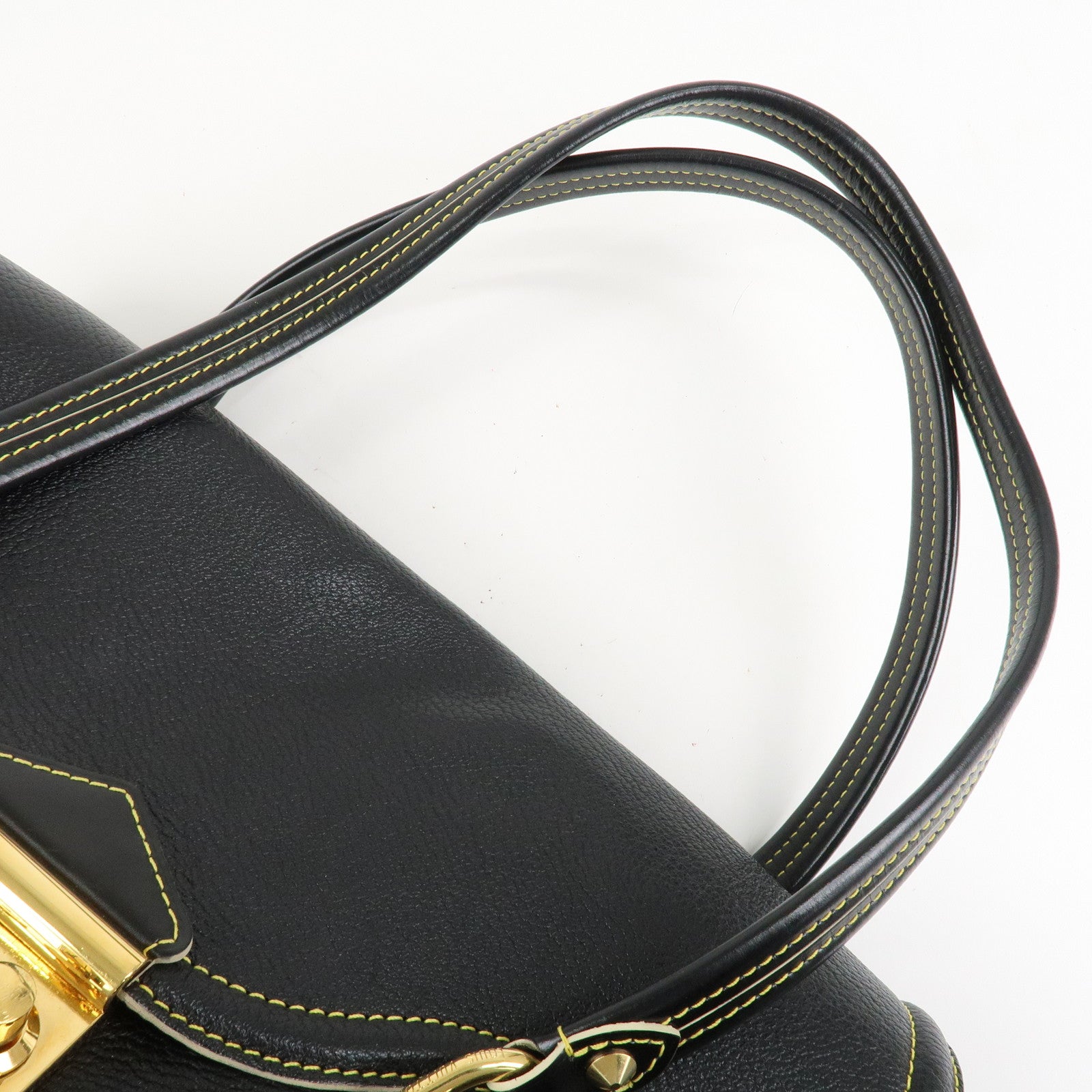 Louis Vuitton Suhali Rhapsody Leather Shoulder Bag Black M95847 Used