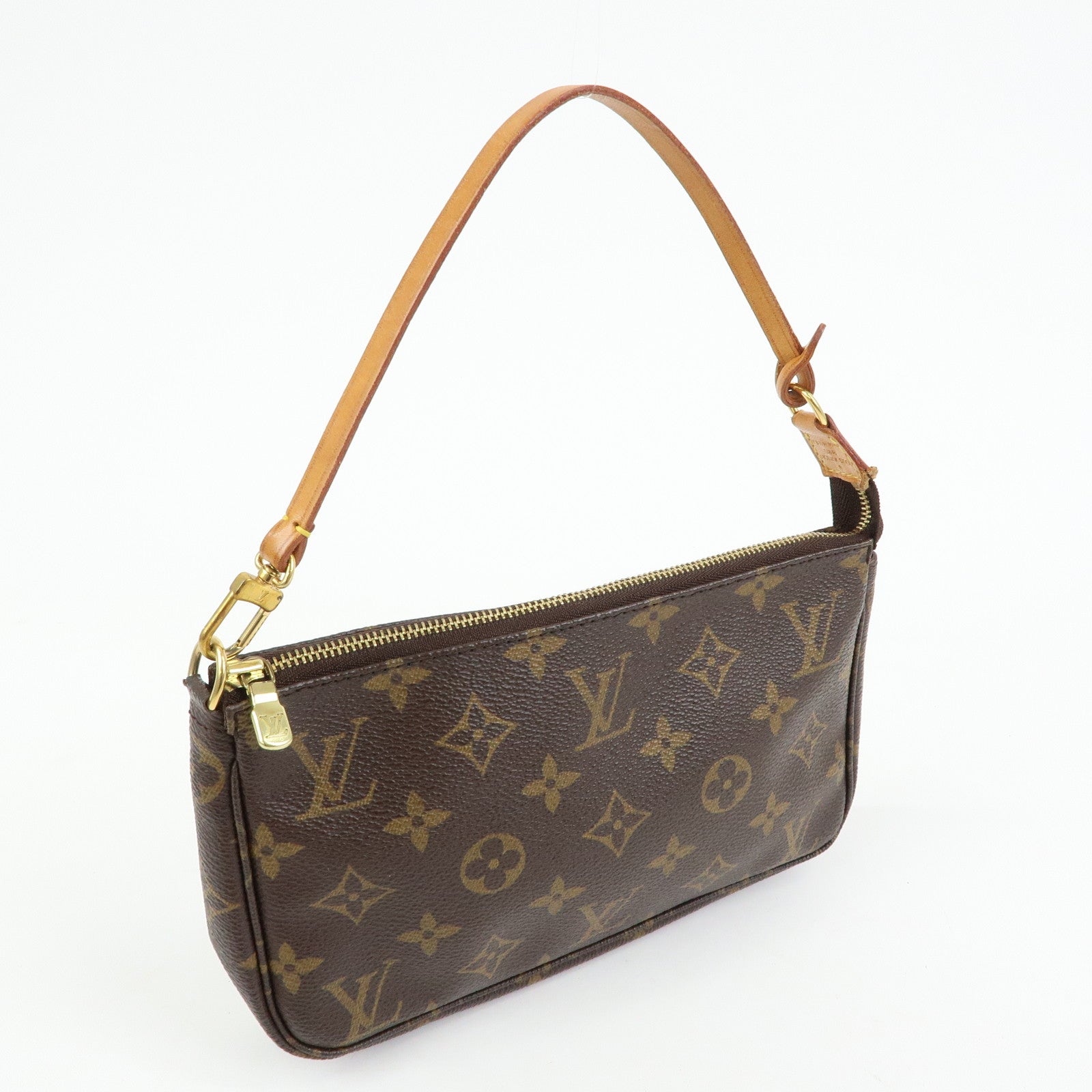 Louis Vuitton Monogram Pochette Accessoires Pouch Hand Bag M51980