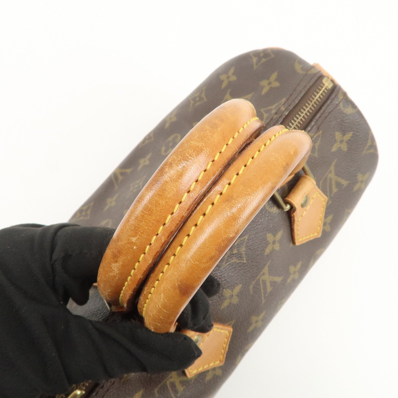 Louis Vuitton Monogram Speedy 25 Boston Bag Hand Bag Brown M41528