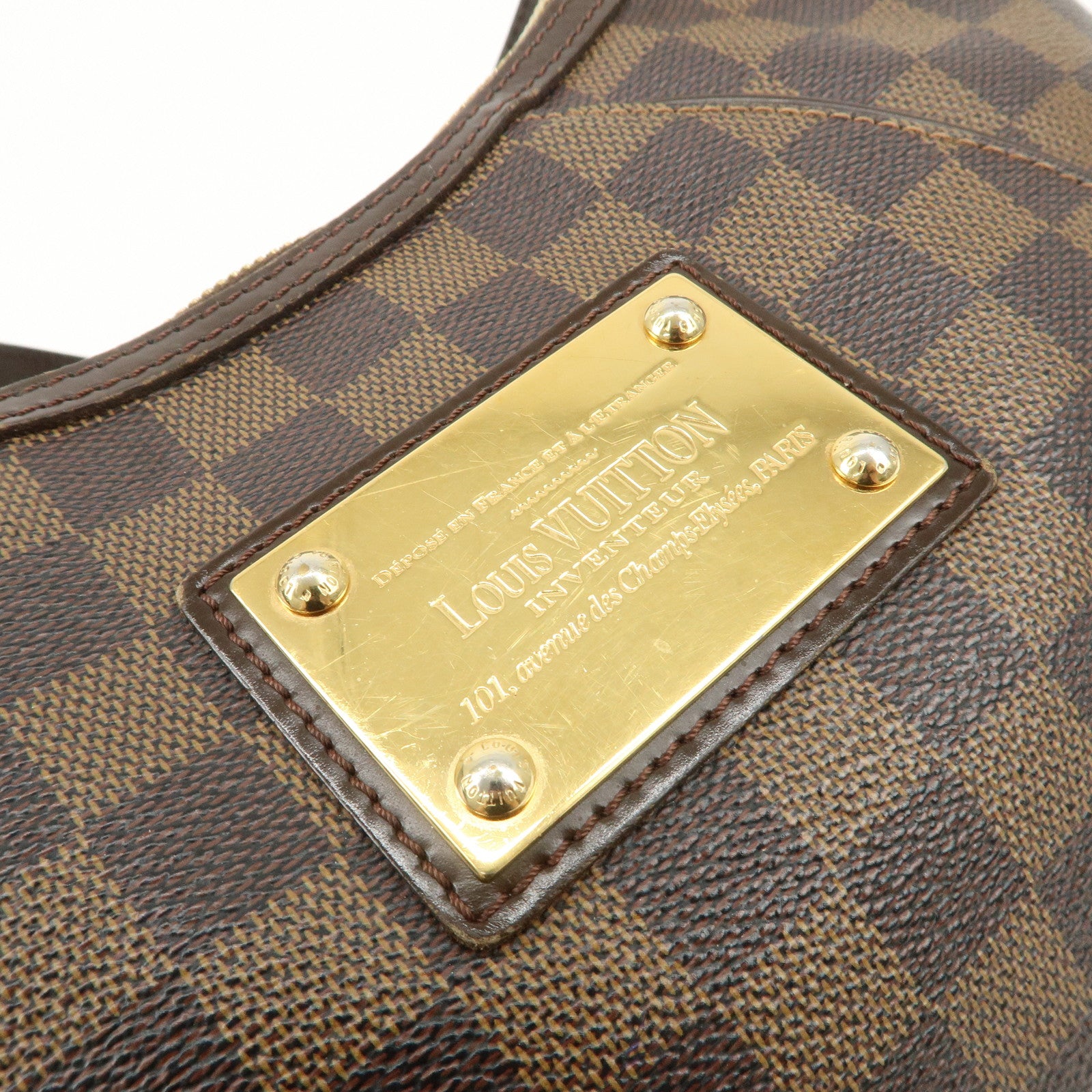 Louis Vuitton Damier Canvas Thames PM Shoulder Bag Hand Bag N48180