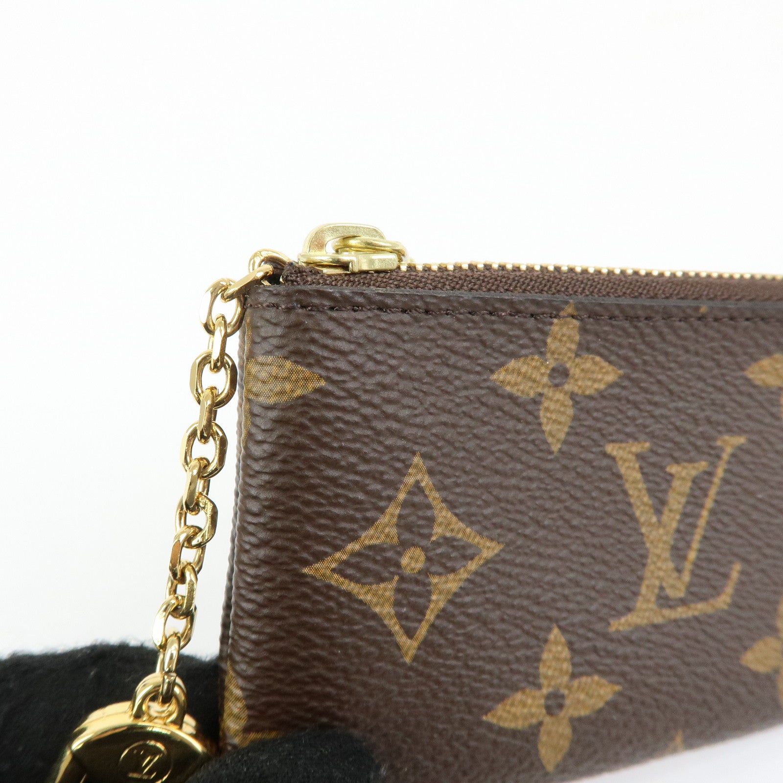 Louis Vuitton Monogram Pochette Cles Coin Case Key Case M62650