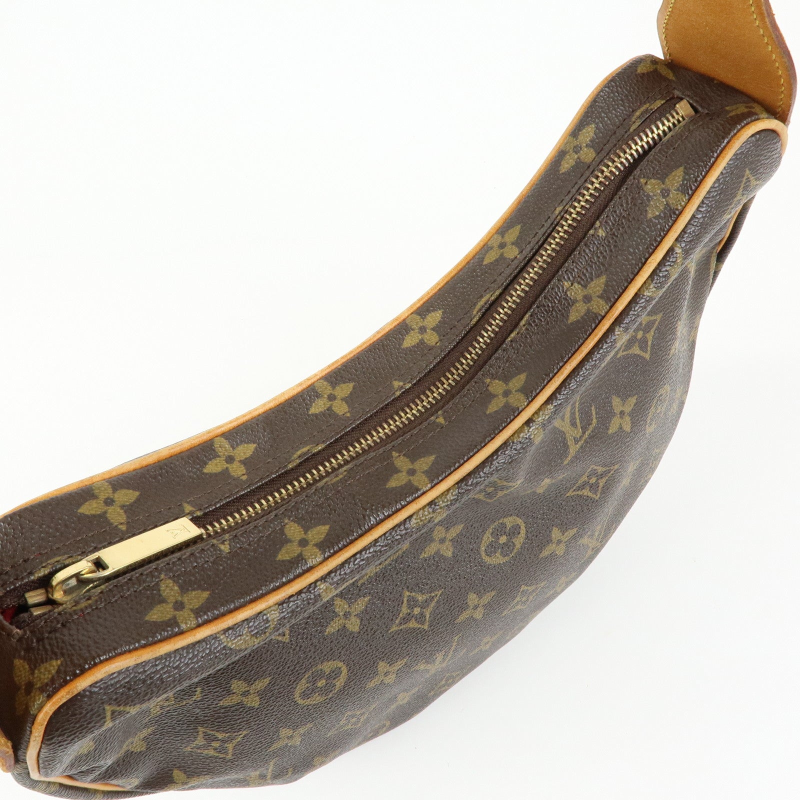 Louis Vuitton Monogram Croissant MM Shoulder Bag Brown M51512
