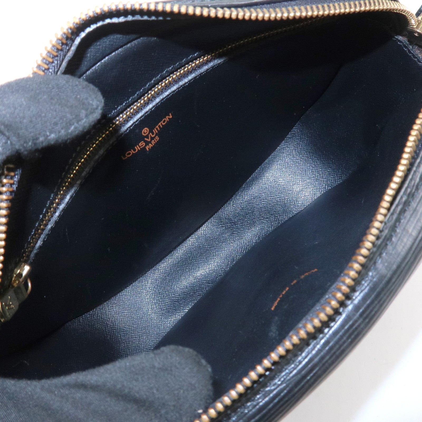 Louis Vuitton Epi Jeune Fille Shoulder Crossbody Bag Noir M52152