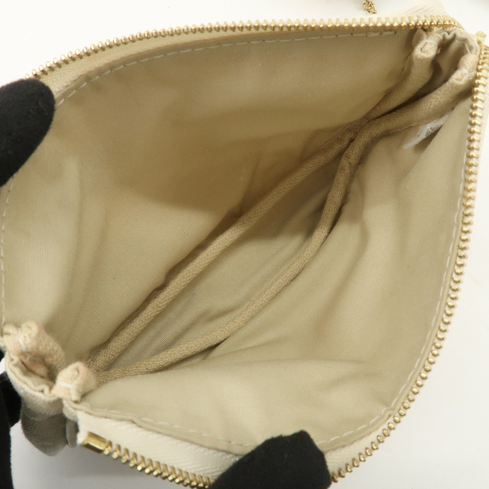 Louis Vuitton Monogram Mini Lin Bucket PM Hand Bag M95316