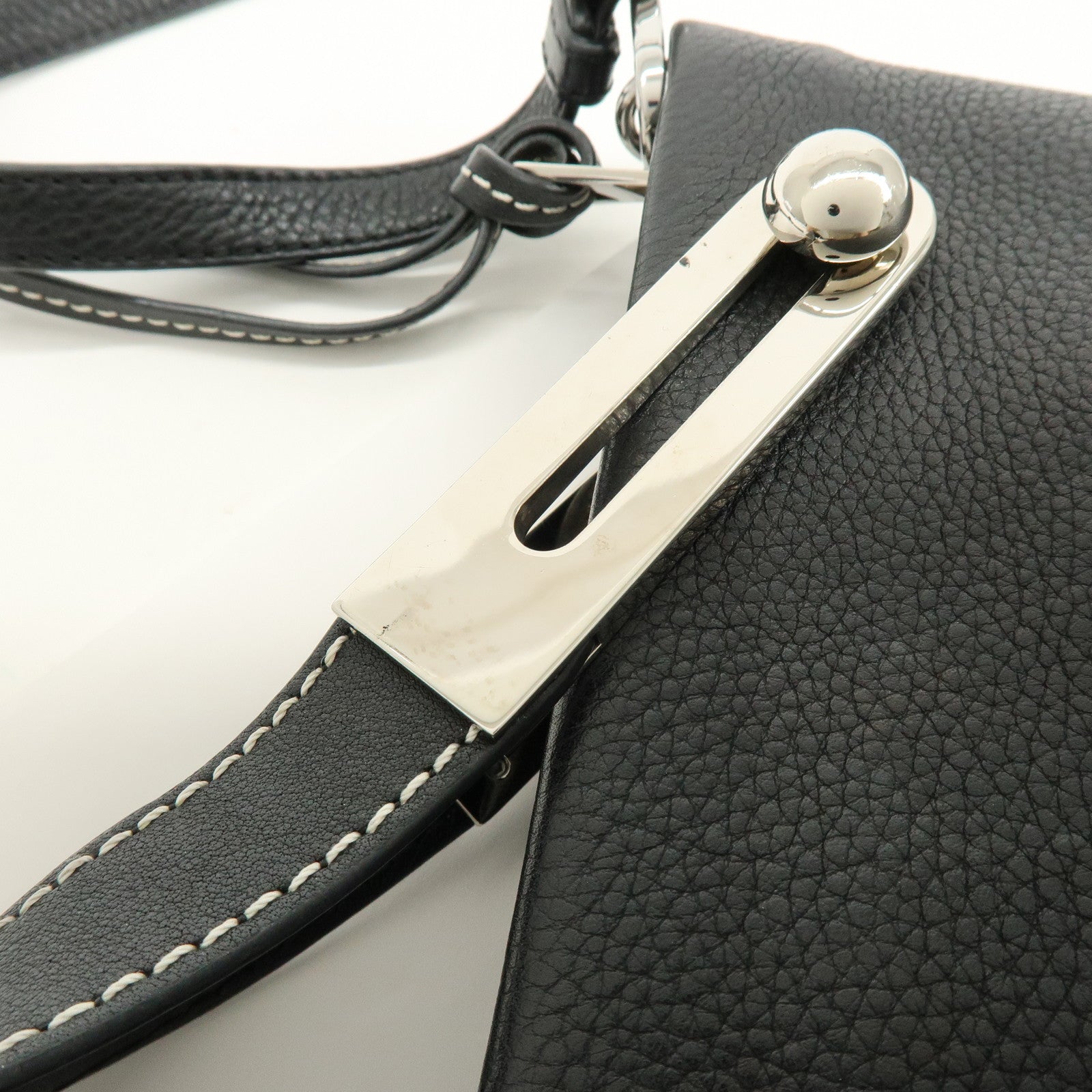 LOEWE Anagram Missy Small Calf Leather 2Way Bag Shoulder Bag Black