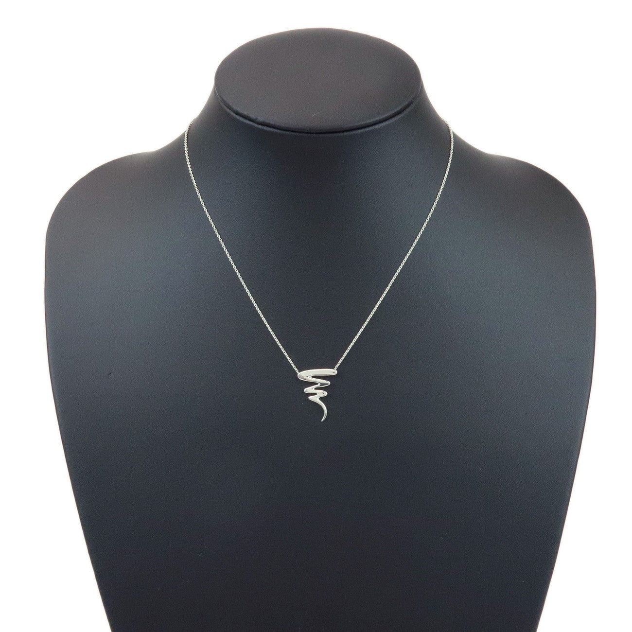 Tiffany & Co Paloma Picasso Scribble Necklace SV925 Silver