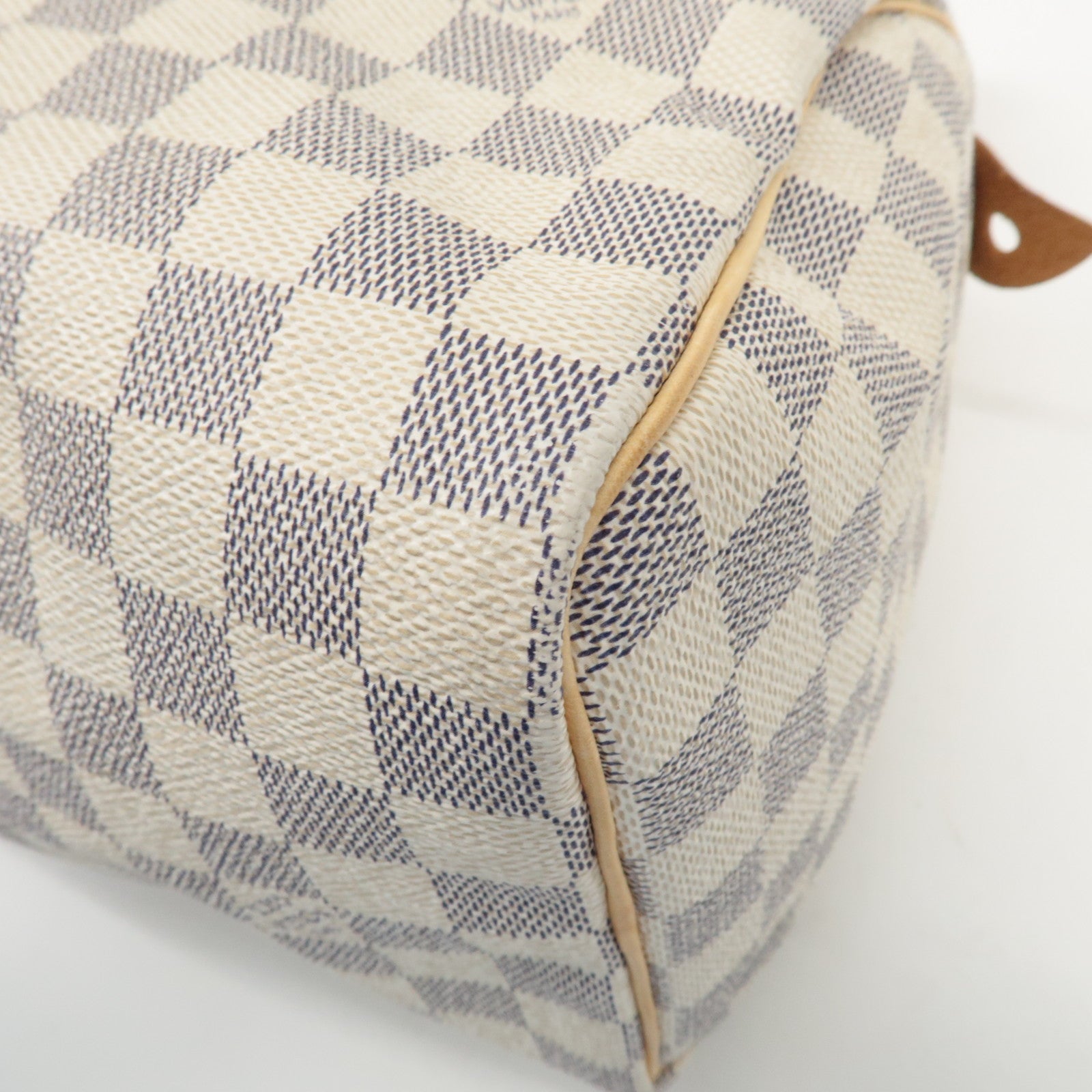 Louis Vuitton Damier Azur Speedy 25 Boston Bag Hand Bag N41534 Used