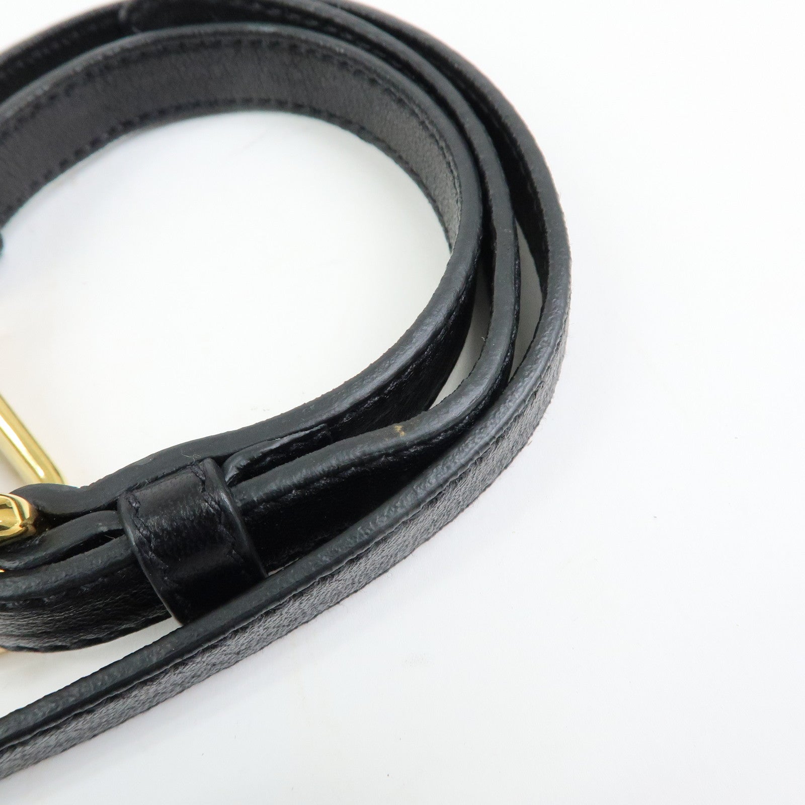 PRADA Ribbon Nappa Gaufure Leather 2Way Bag Black BN1932