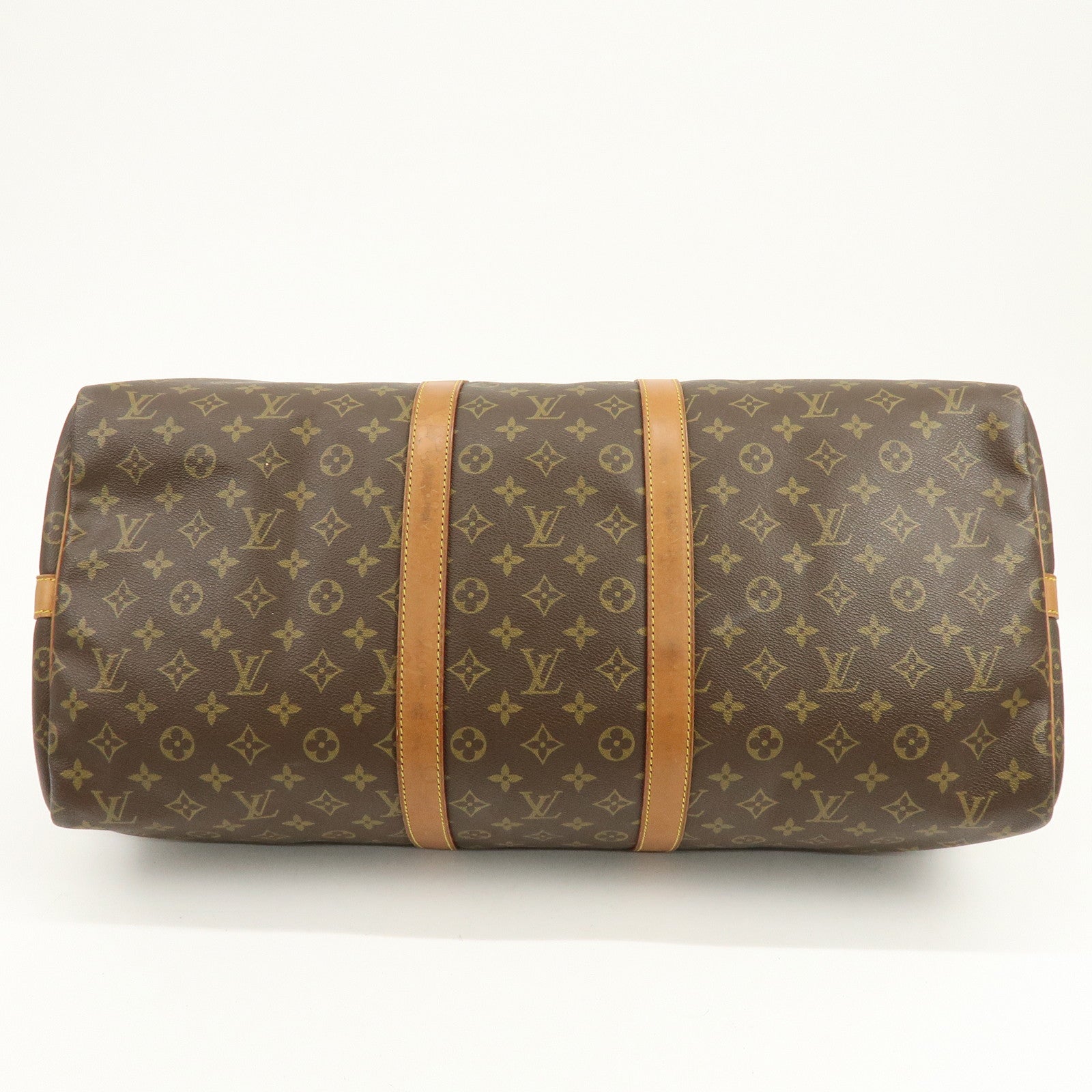 Louis Vuitton Monogram Keep All Bandouliere 55 Boston Bag M41414