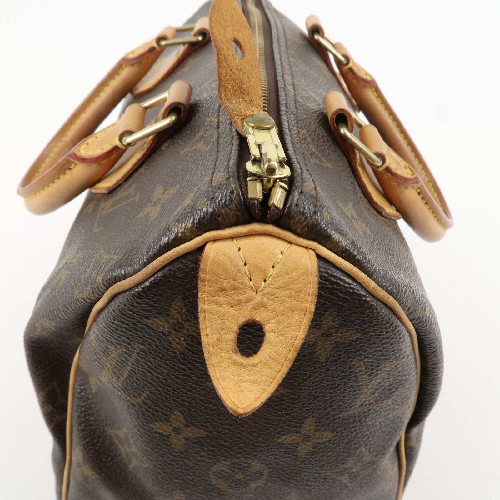 Louis Vuitton Monogram Speedy 25 Boston Bag Hand Bag Brown M41528