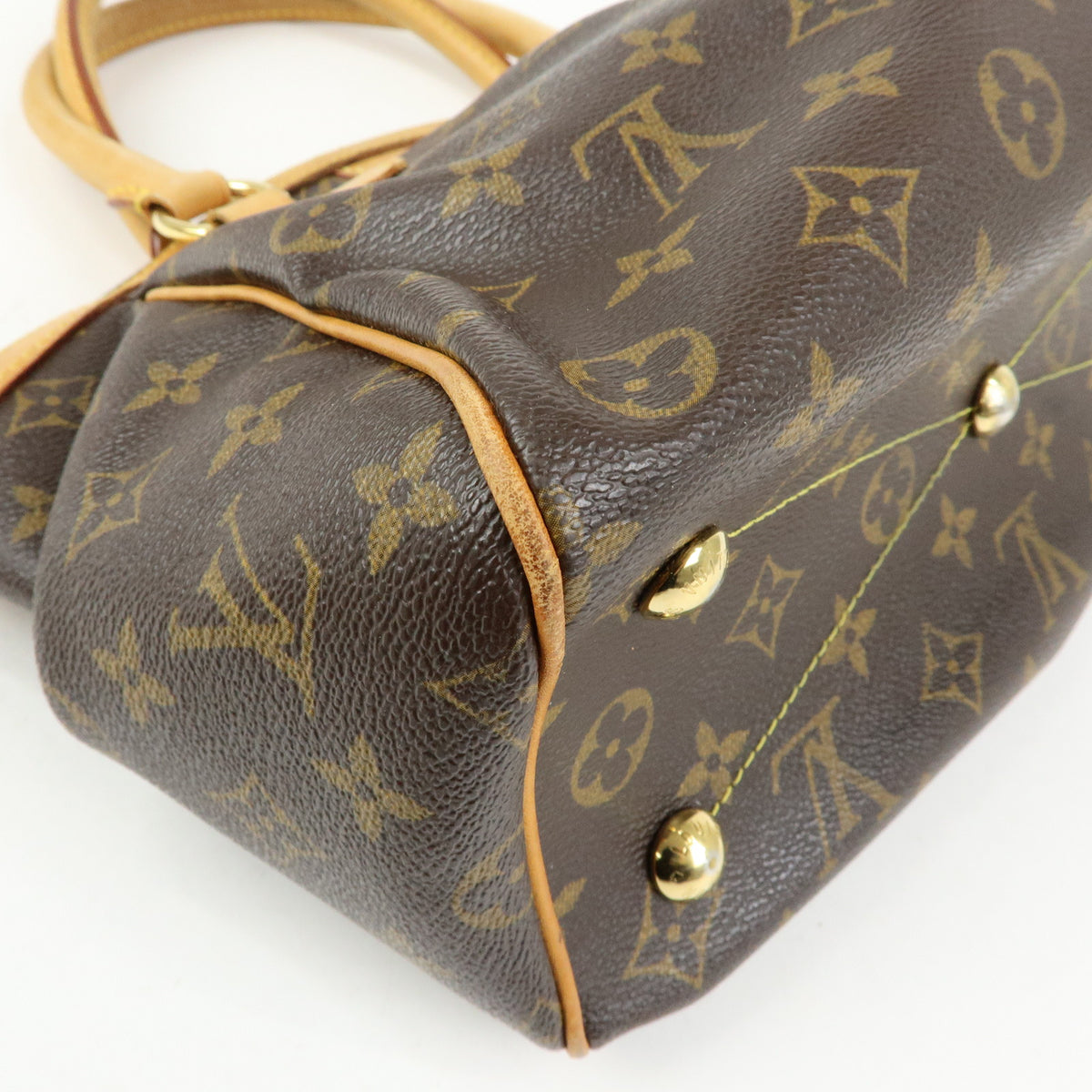 Louis Vuitton Monogram Tivoli PM Hand Bag Shoulder Bag Brown M40143