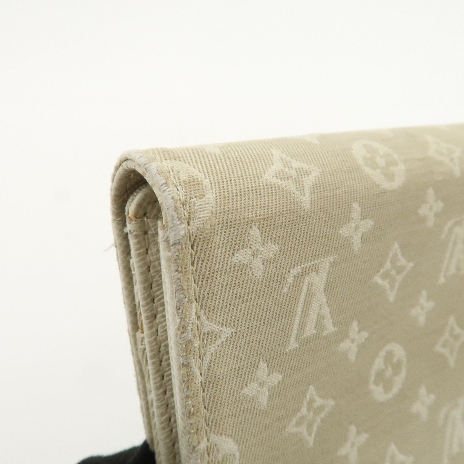 Louis Vuitton Monogram Mini Lin Portefeuille Sarah Wallet M95311