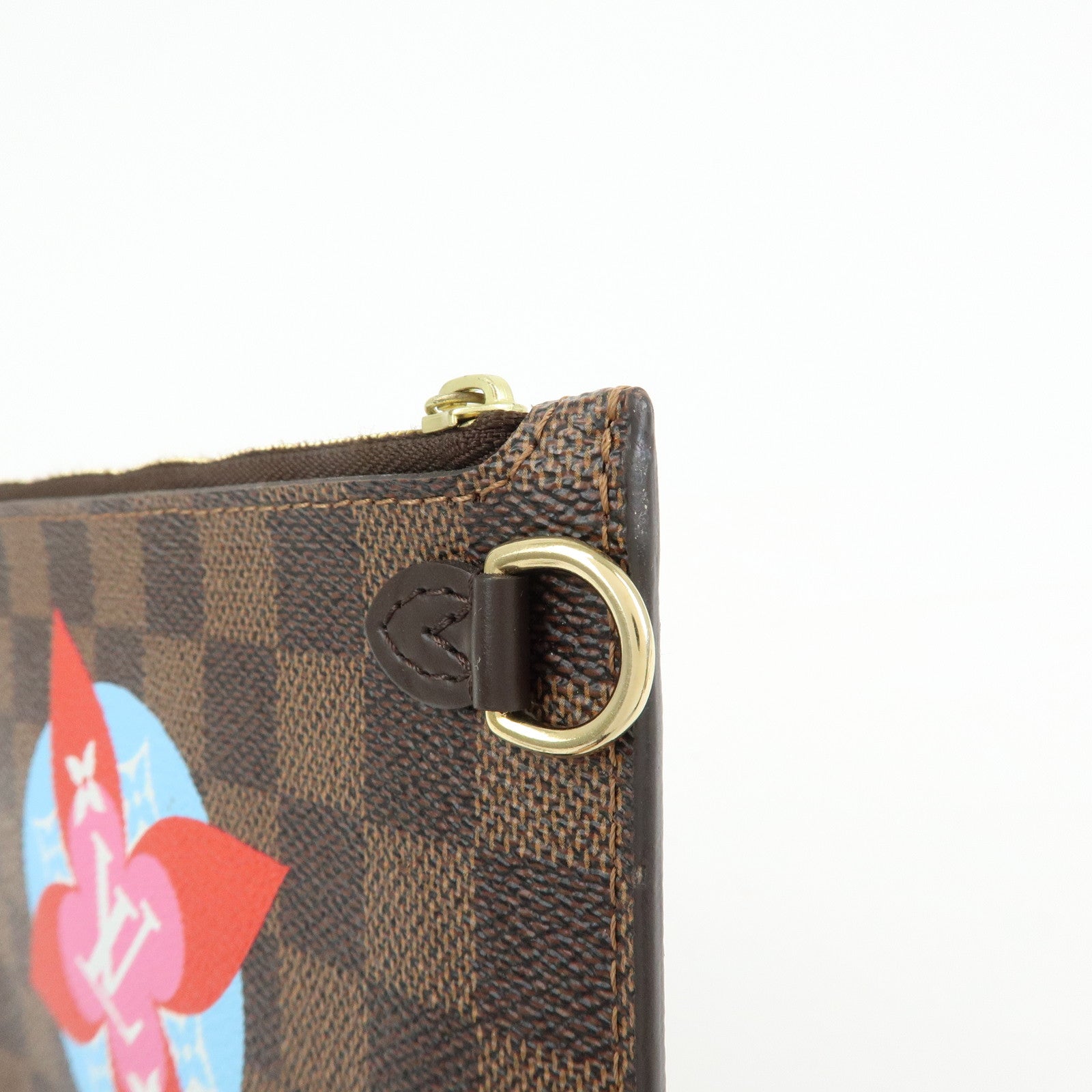 Louis Vuitton Damier Canvas Pouch for Neverfull MM Tote Bag N40049