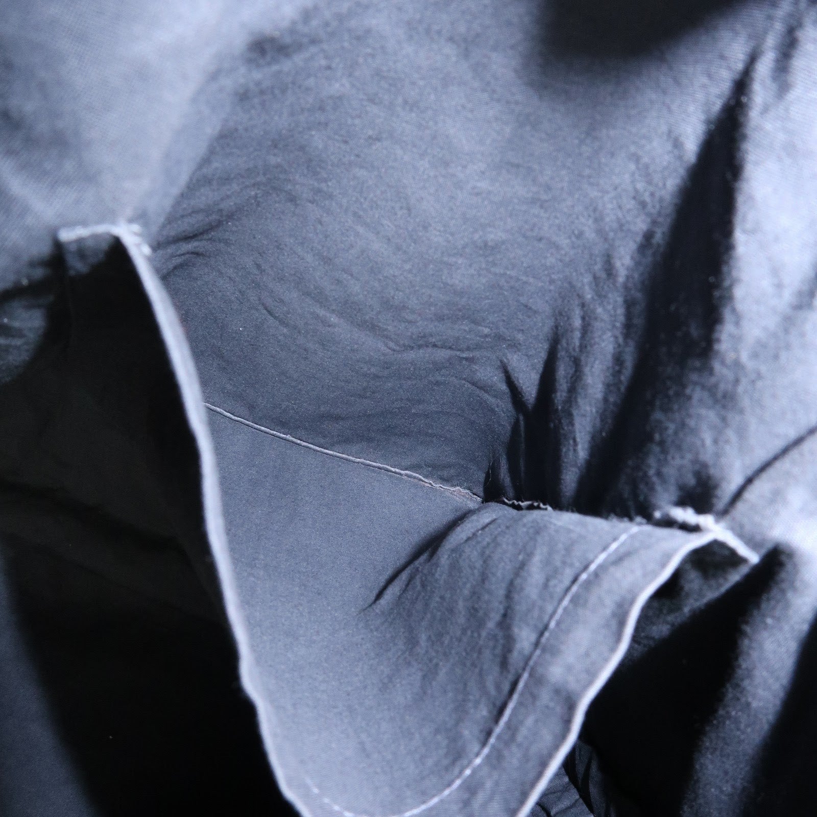 HERMES Amedaba GM Canvas Leather Tote Bag Hand Bag Gray