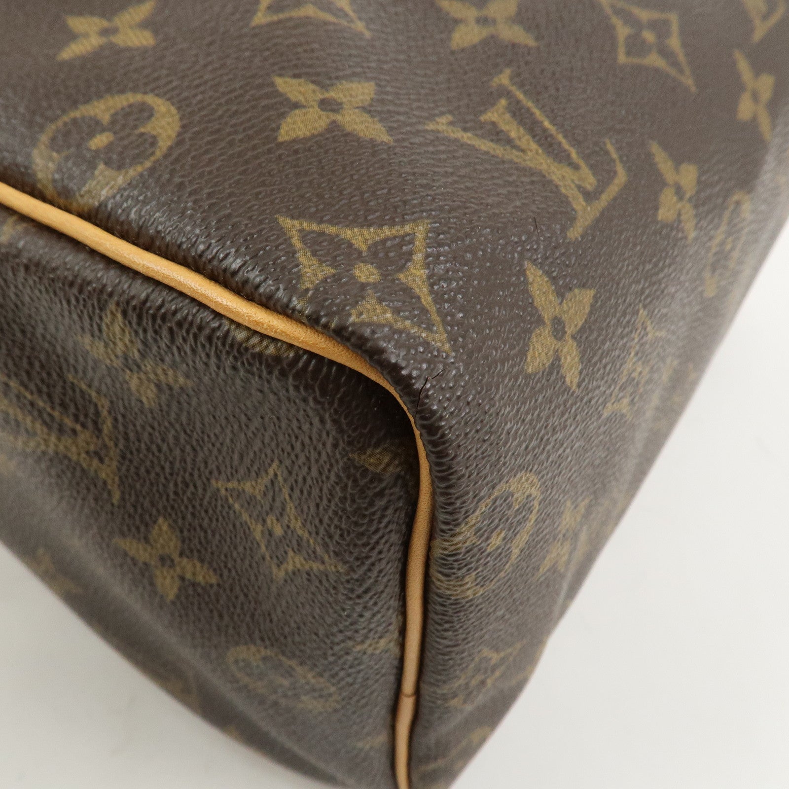 Louis Vuitton Monogram Speedy 25 Boston Bag Hand Bag Brown M41528