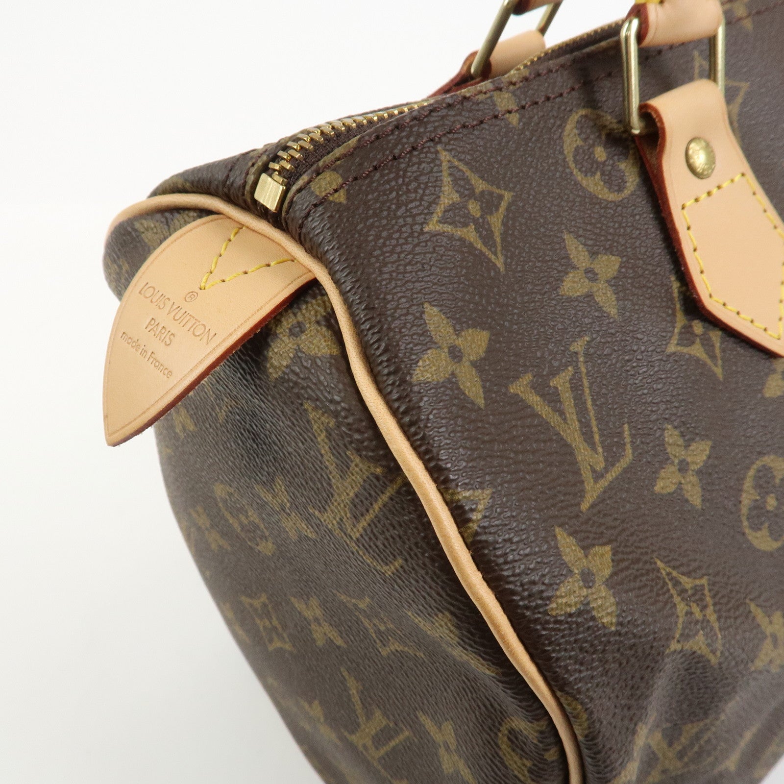 Louis Vuitton Monogram Speedy 30 Boston Bag Hand Bag Brown M41526