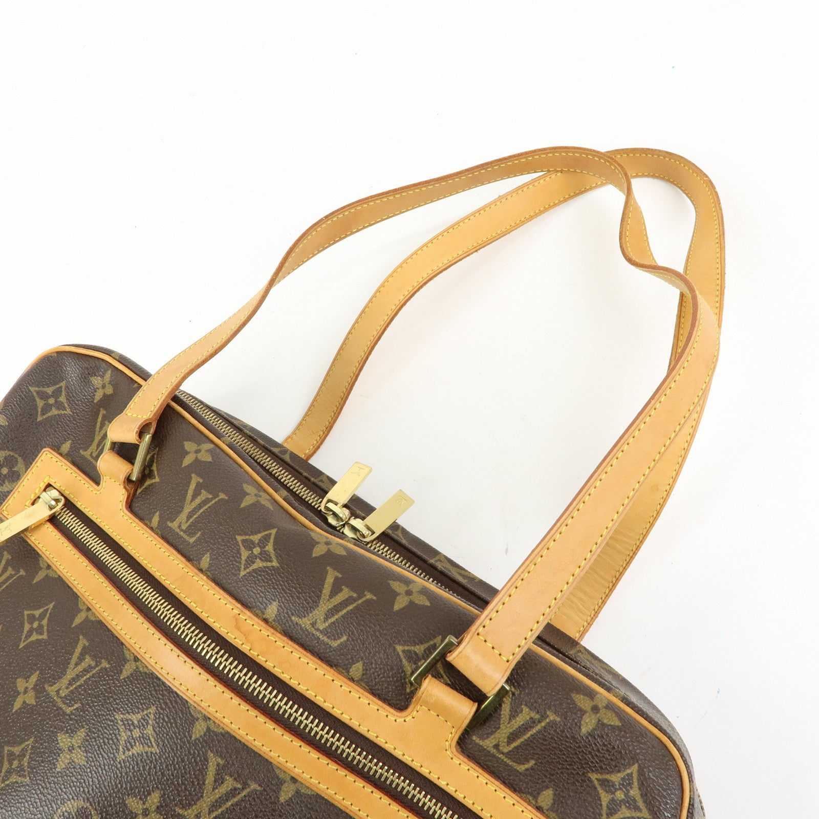 Louis Vuitton Monogram Cite GM Shoulder Bag Boston Bag Brown M51181
