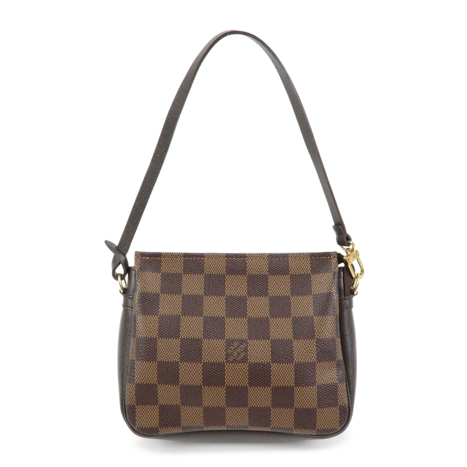 Louis Vuitton Damier Trousse Makeup Accessory Pouch Brown N51982