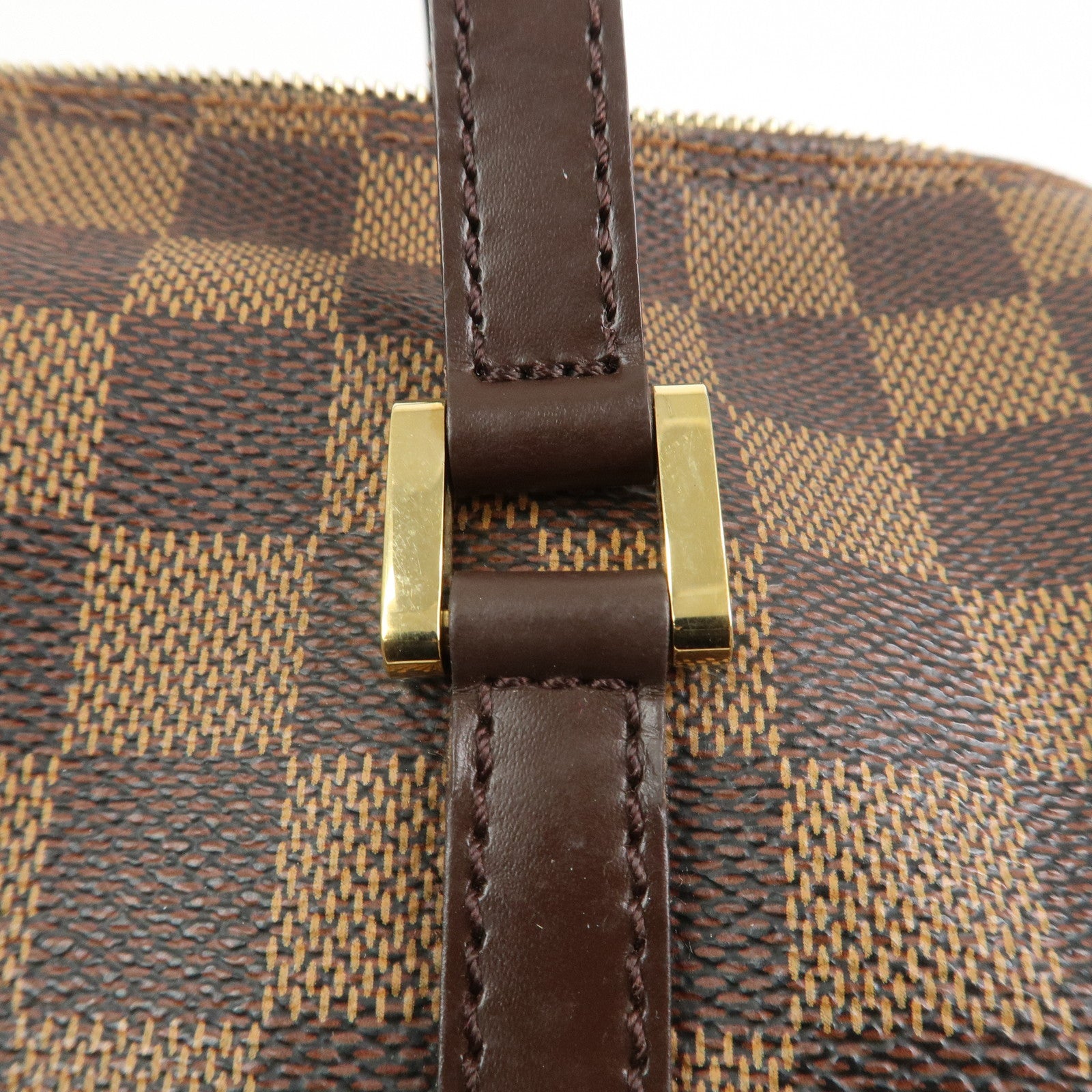 Louis Vuitton Damier Ebene Papillon 30 Hand Bag Brown N51303